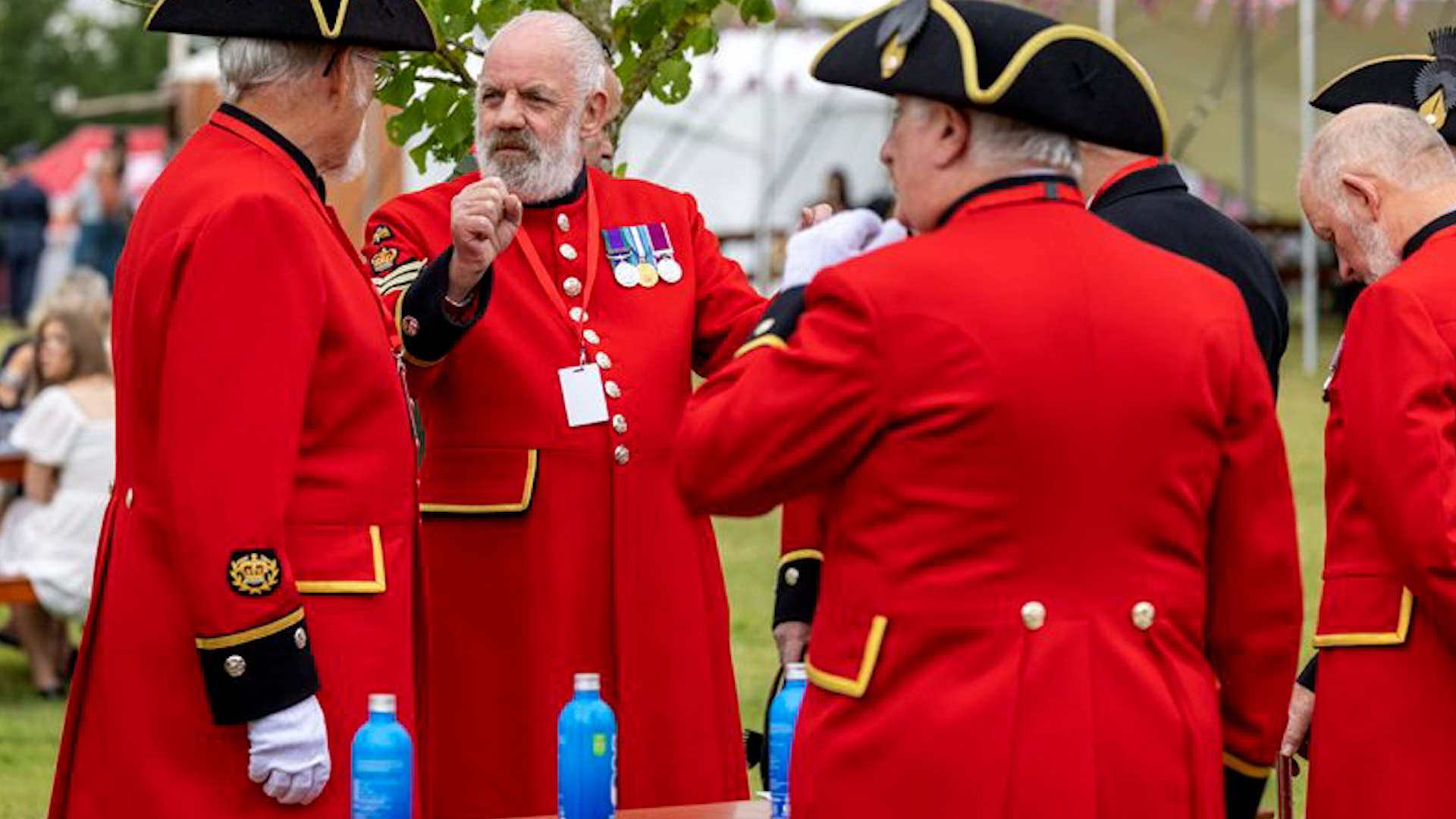 Chelsea Pensioners Armed Forces Day 2021 National Memorial Arboretum Staffordshire 260621 CREDIT MOD