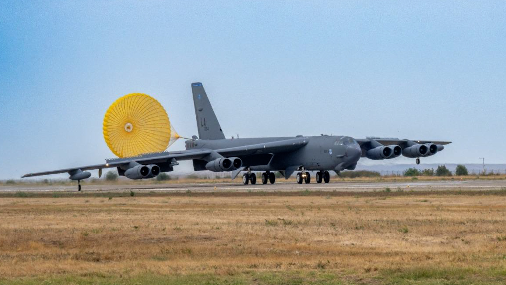 US Air Force B-52H Stratofortress bombers were intercepted by Russian fighters during a Nato mission (Picture: Nato/ US Air Force photo by Seth Watson)