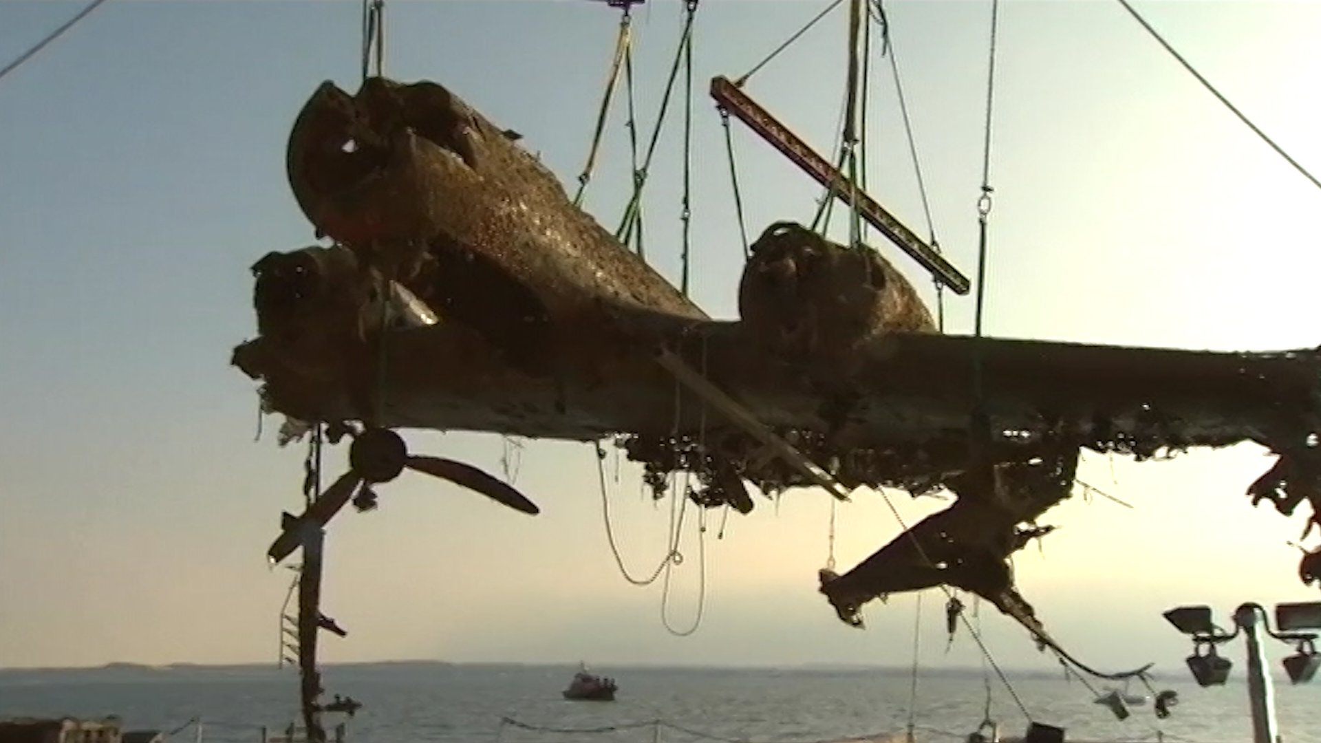  the only surviving German Second World War Dornier 17 bomber was recovered from Goodwin Sands in 2013 Credit BFBS