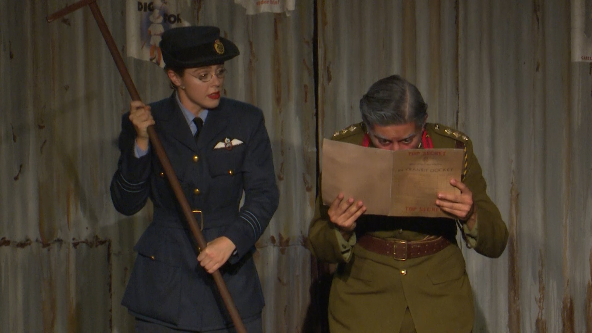 The satire comedy distinguishes between the experiences of the soldiers and the decision-makers back on home soil.