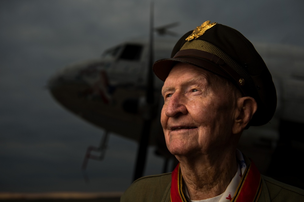 'Candy Bomber' Gail Halvorsen (Picture: US Department of Defense).