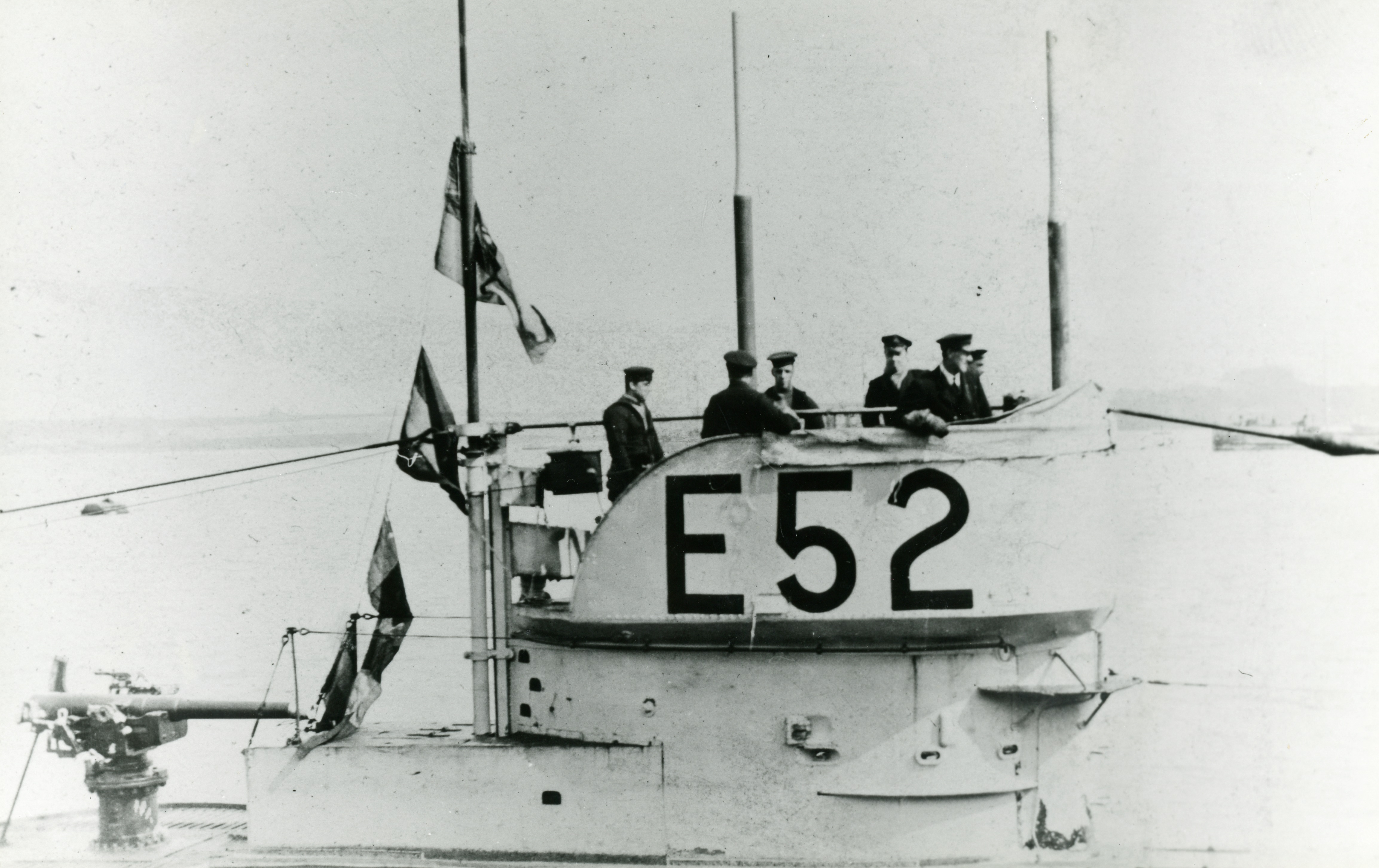 Submarine E52 close up of bridge CREDIT National Museum of the Royal Navy