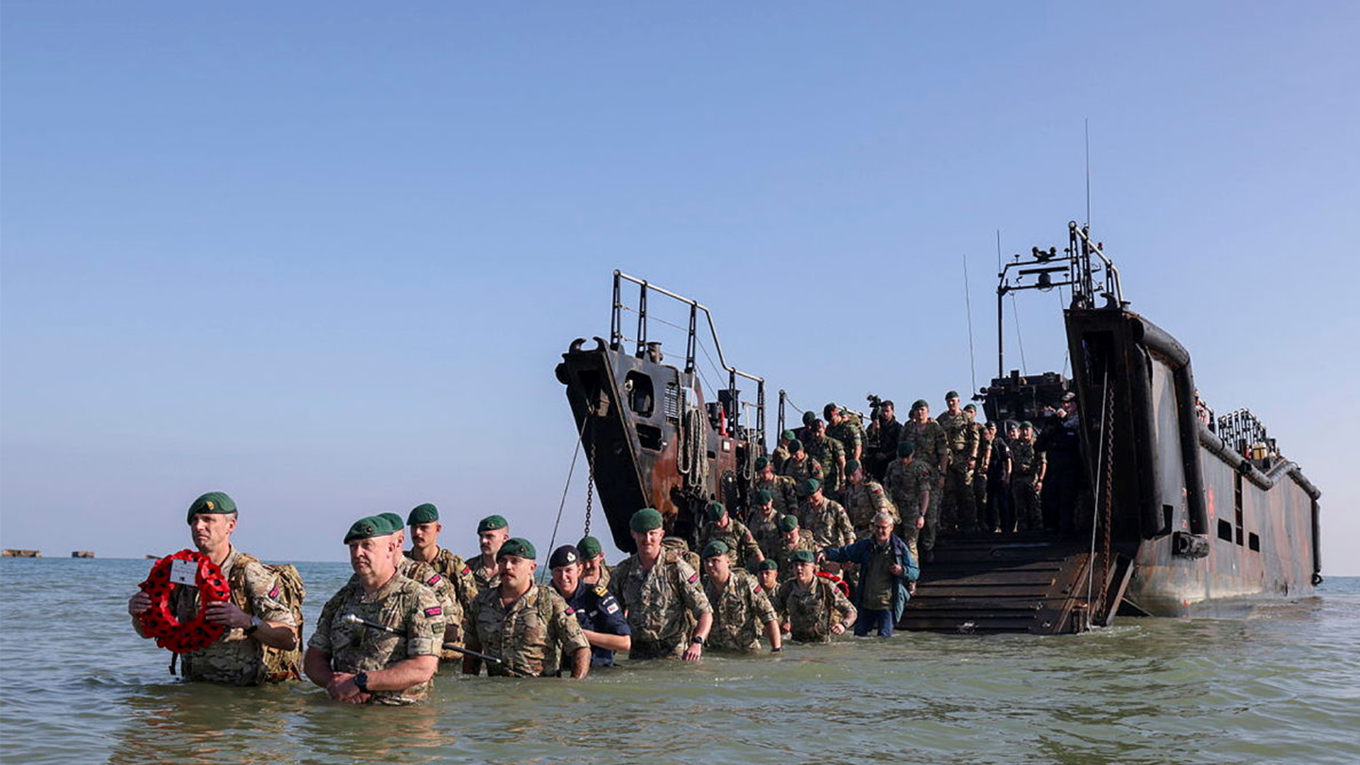 010426 Royal Marines landing craft in Norway CREDIT MOD