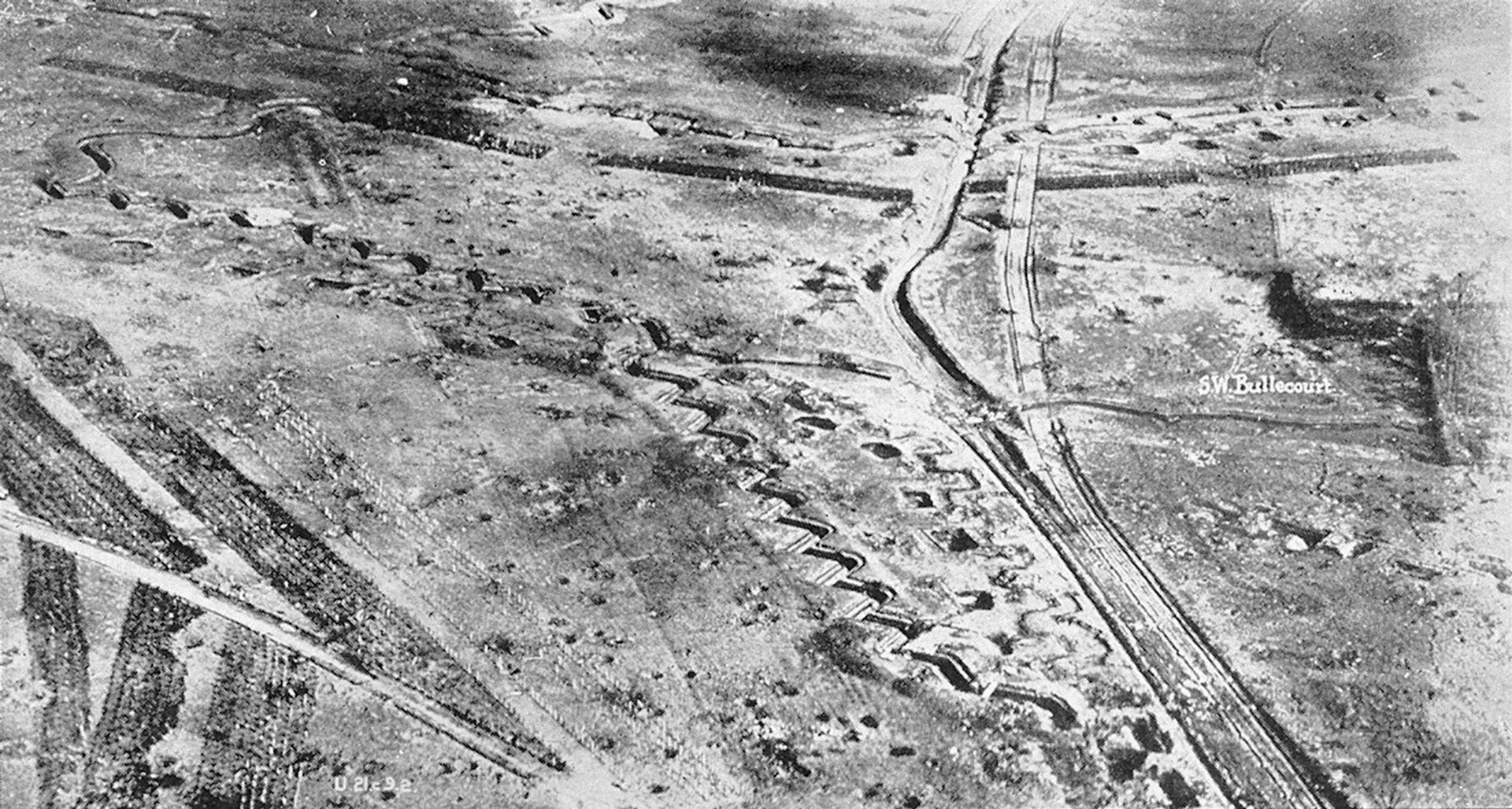 The Hindenberg line at Bullecourt at end of the First World War (Picture: GL Archive)