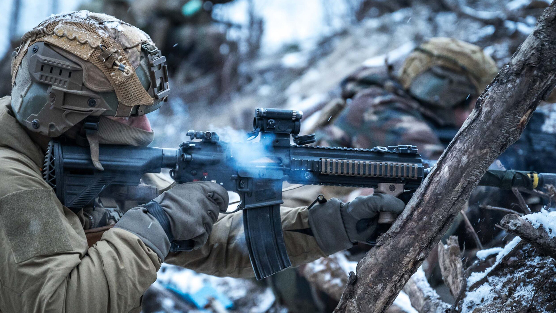 The two-week exercise involved blank- and live-firing serials (Picture: France combat camera team) 