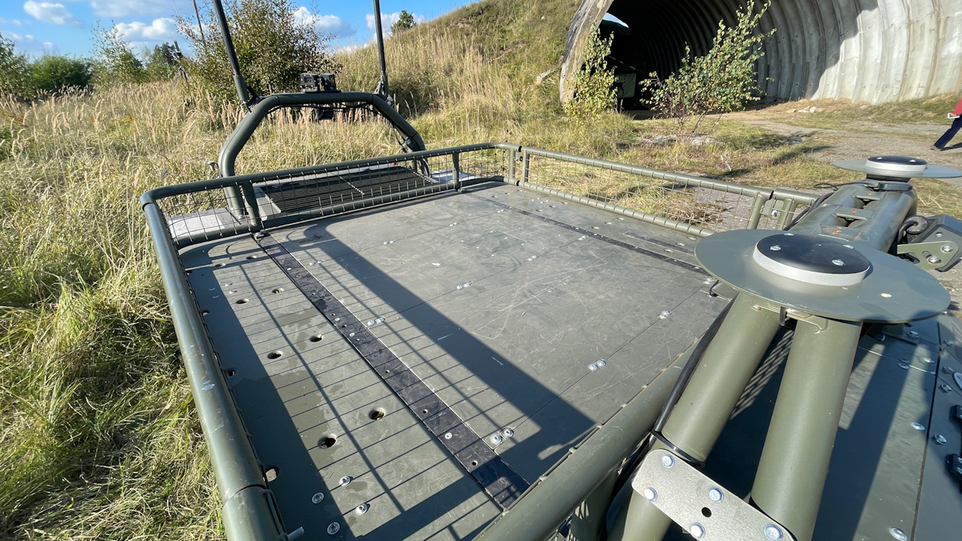 Viking Unmanned Ground Vehicle on Ex Forest Guardian in Latvia