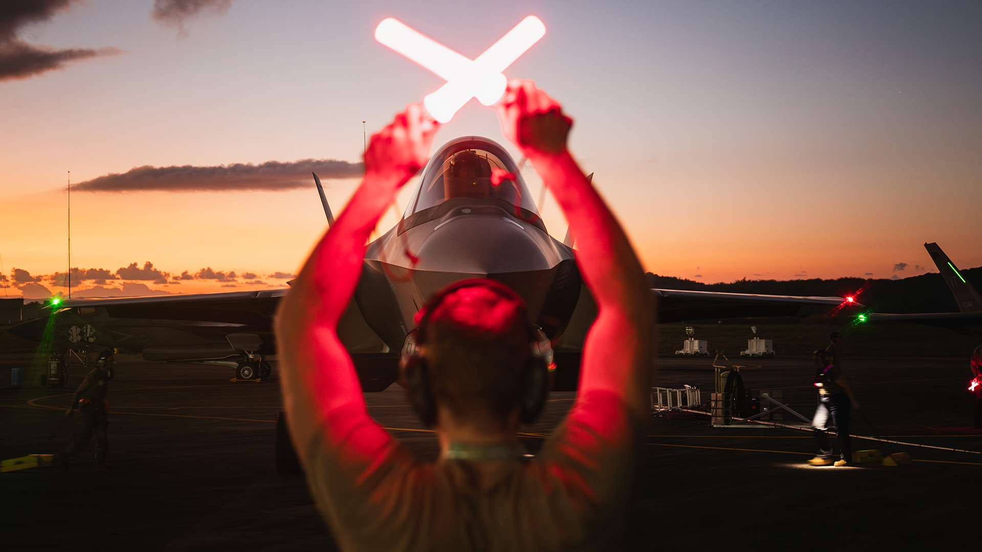 The F-35 has been used operationally with both nations, this F-35A landing after taking part in Absolute Resolve in Venezuela (Picture: US Department of War)