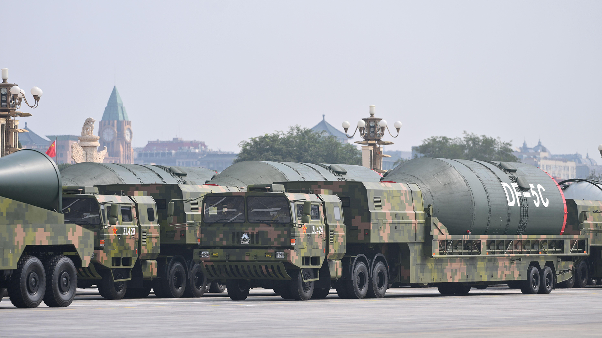03092025 China's liquid-fueled intercontinental strategic nuclear missiles DongFeng-5C Image ID 3CHN141 CRED ALAMY