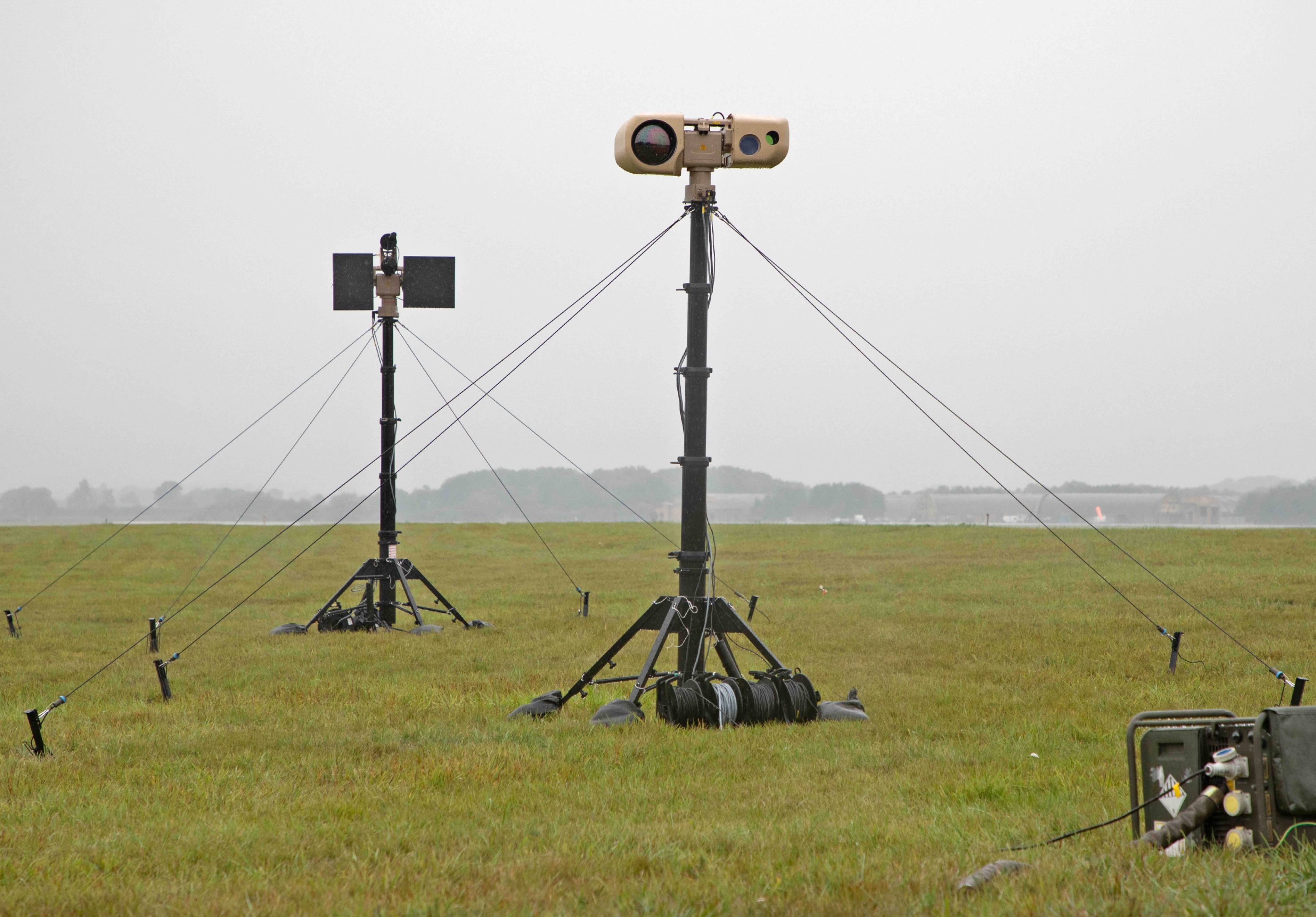 Elements of the Leonardo Falcon Shield C-UAS system as used by the RAF Regiment,  has been deployed to Denmark in a C-UAS capacity