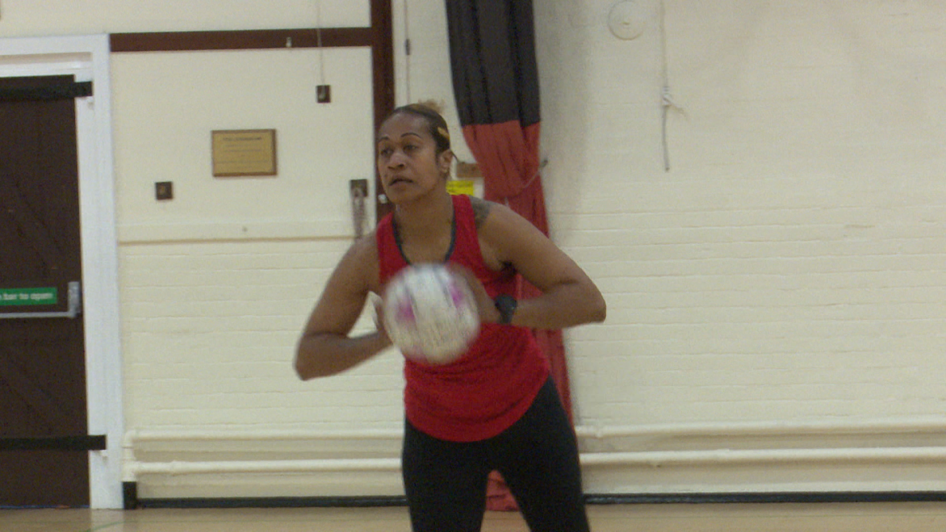 British Army Netball Team captain, Staff Sergeant Ellie Nawele