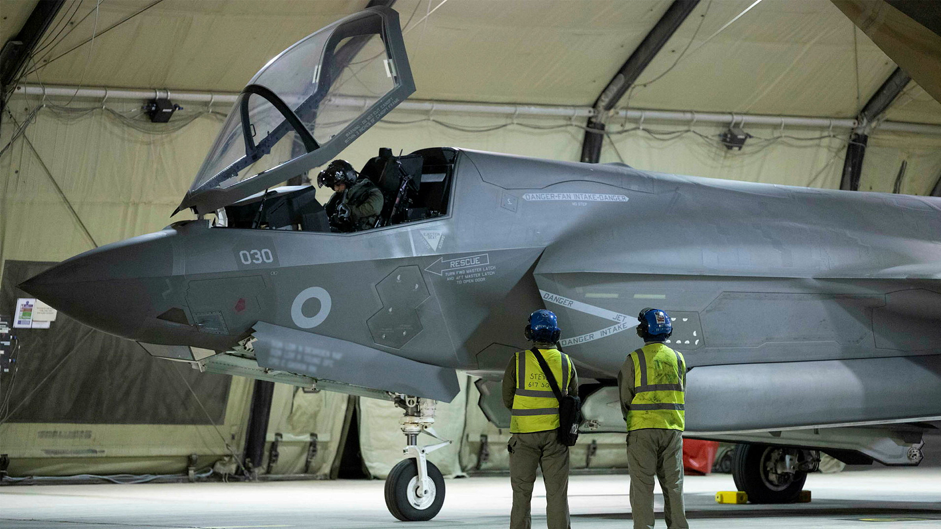 F-35Bs have been deployed to the region operating in a defensive capability