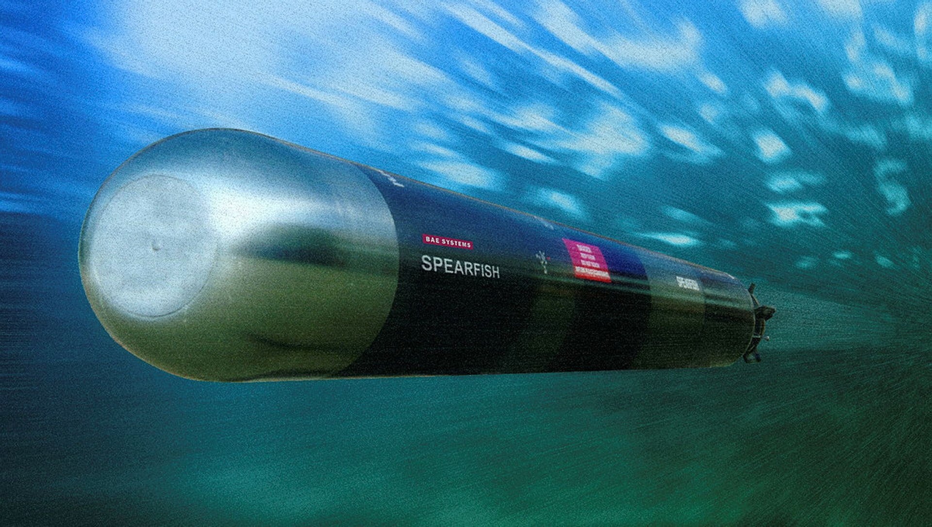 A computer-generated image of a Spearfish torpedo (Picture: BAE Systems)
