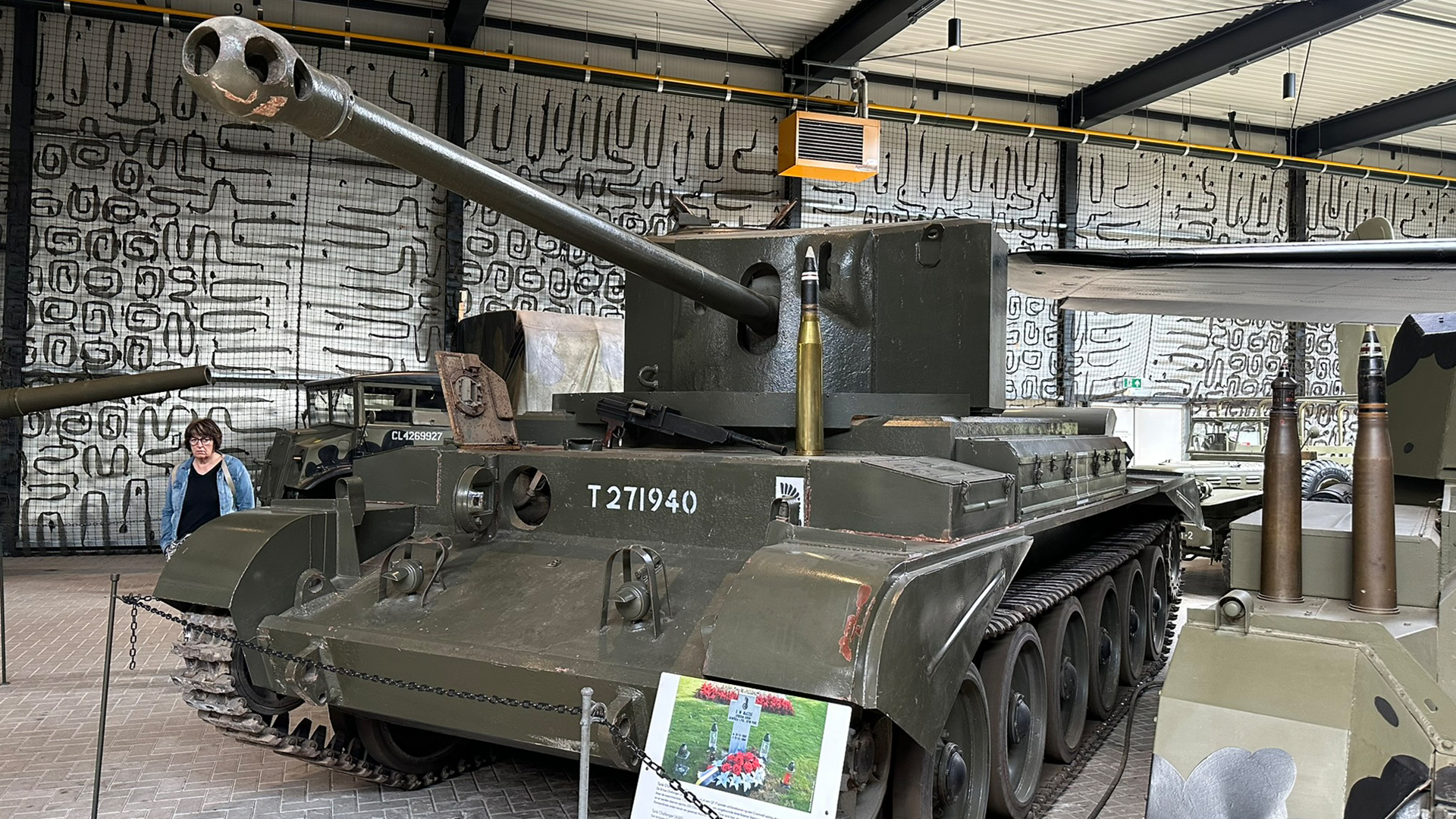 Only two Cruiser Mk VIII Challengers survive today, this example on display at the Overloon War Museum in The Netherlands (Picture: BFBS)