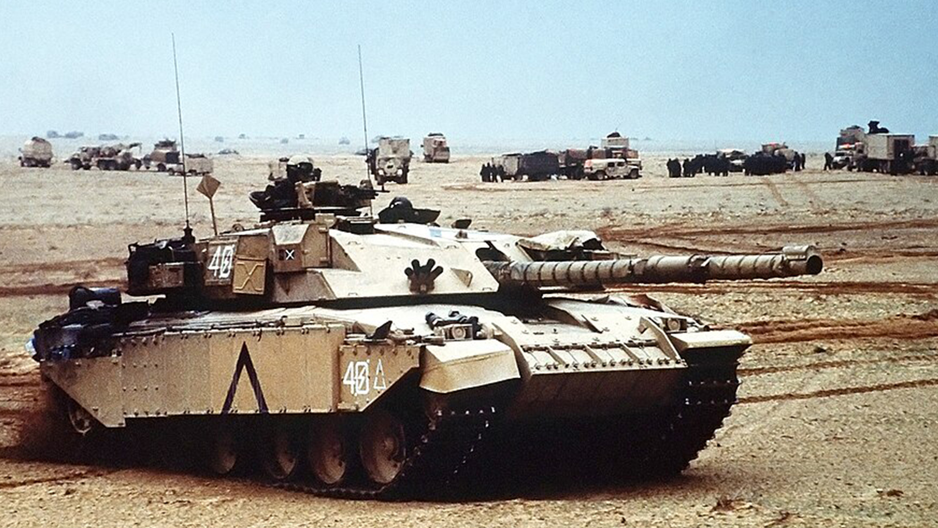 The Challenger 1 first saw combat during the Gulf War in Operation Desert Storm - this one serving with The Royal Scots Dragoon Guards (Picture: US Department of War)