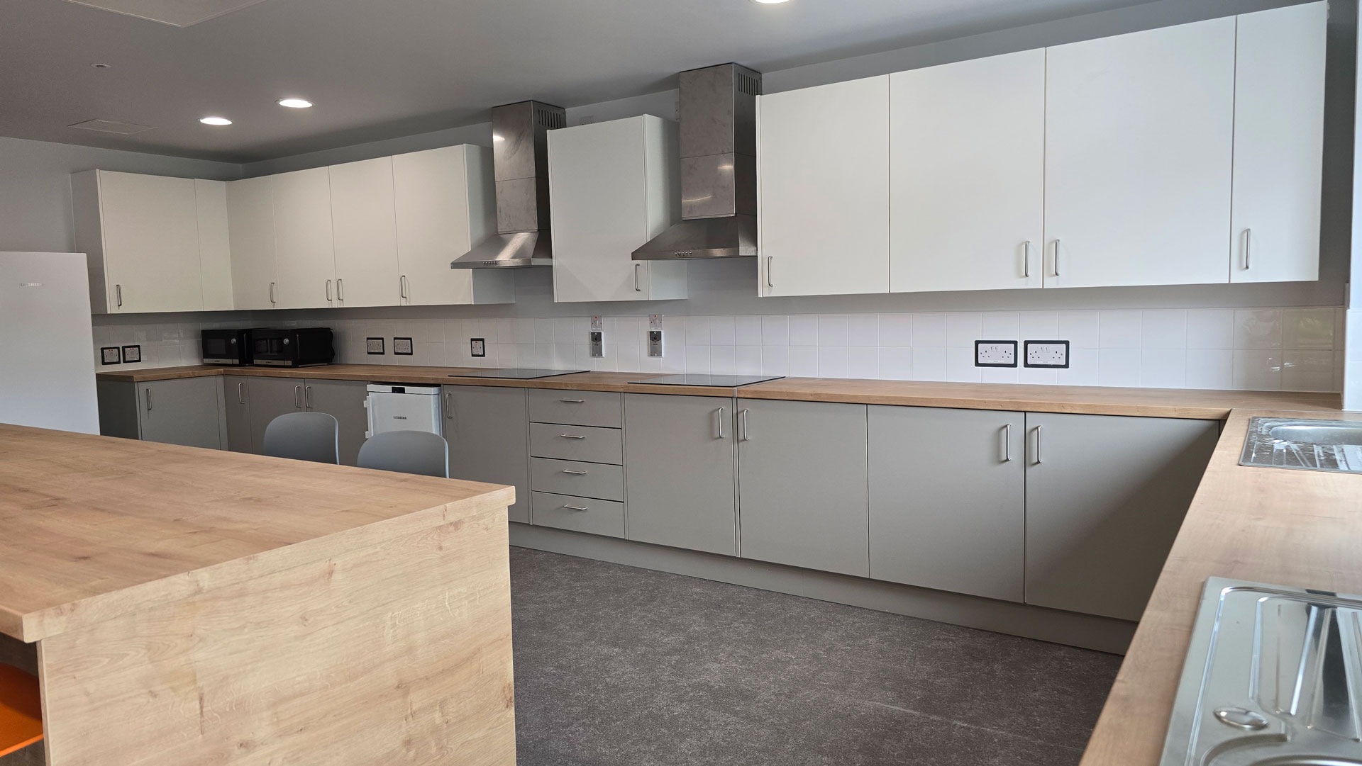The facility also includes kitchenettes, communal areas, laundry rooms, utility rooms and a cycle store (Picture: Crown Copyright)