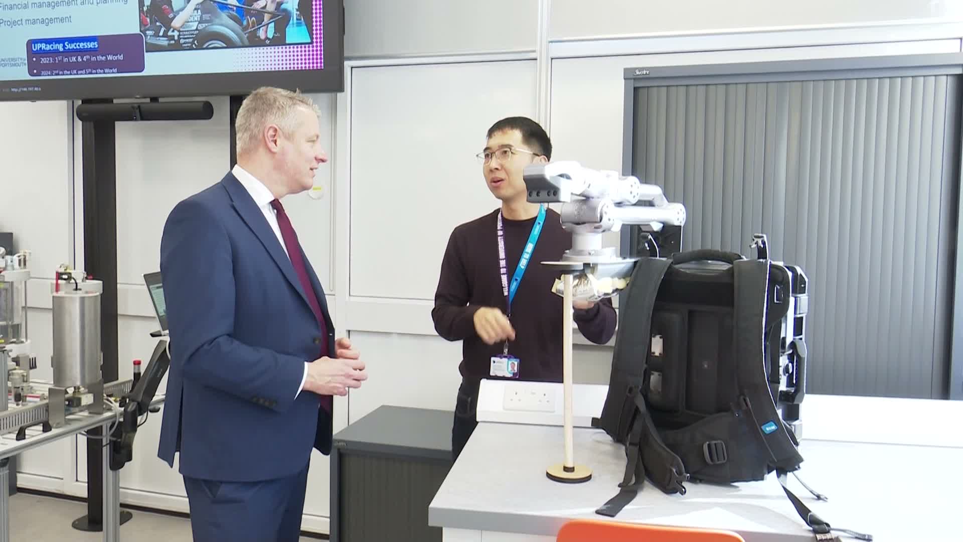 05022026 Luke Pollard University of Portsmouth CREDIT BFBS