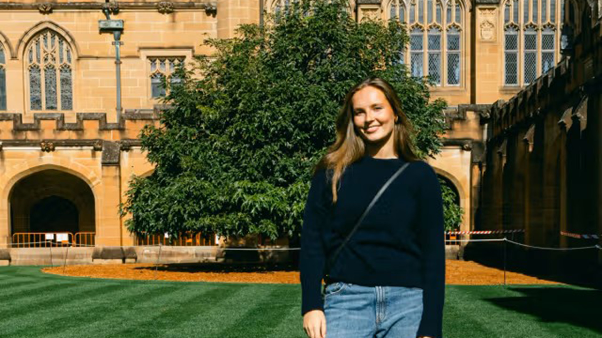 Princess Ingrid Alexandra on campus at the University of Sydney