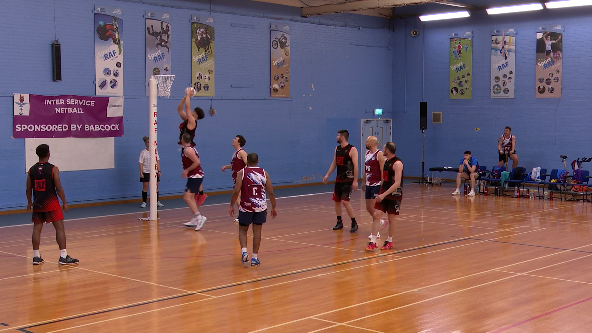 05032026 British Army men netball score v RAF Credit BFBS.jpg 