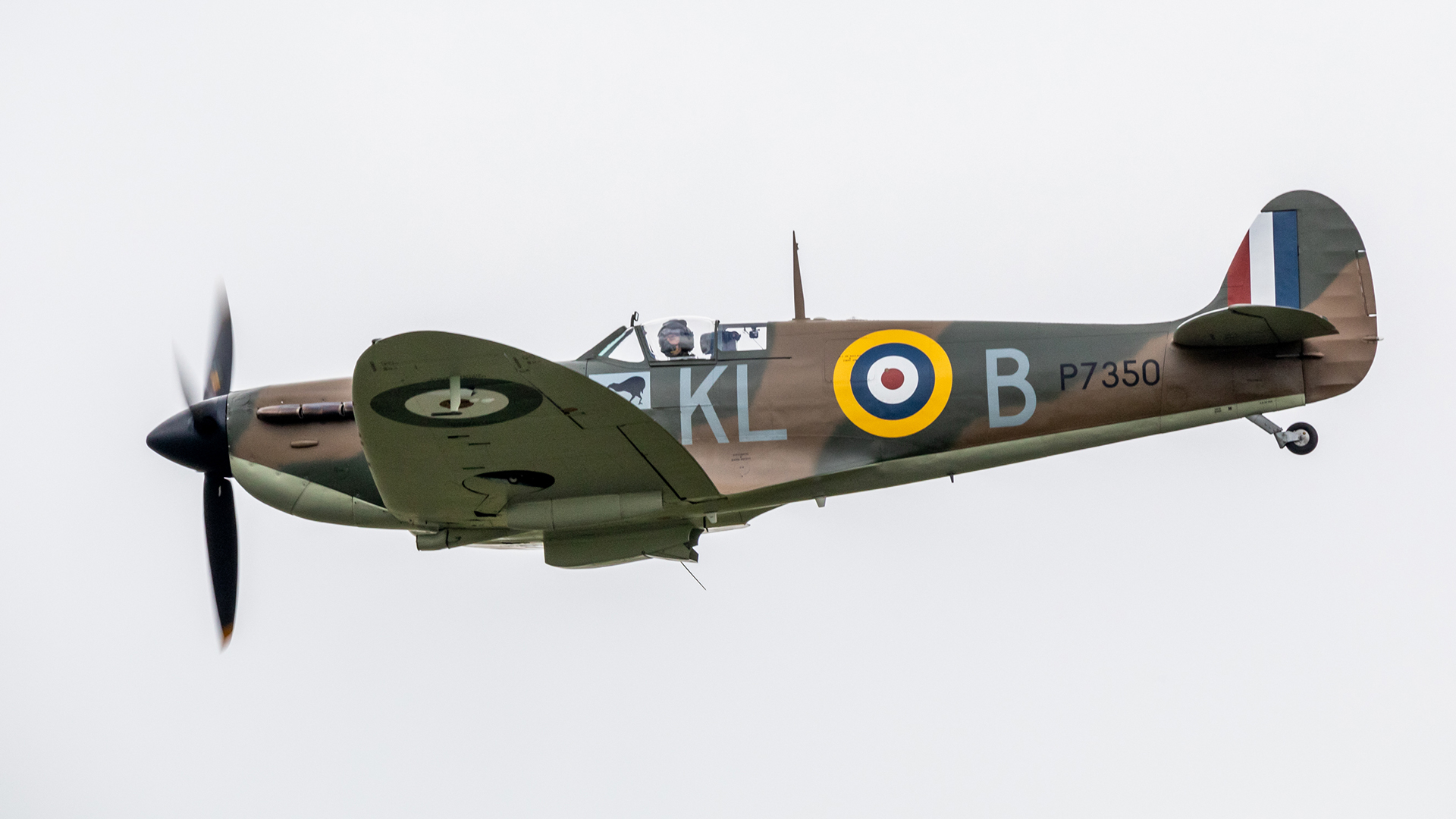 An icon meets an icon: Sailor Malan was one of the most renowned pilots of the Spitfire during the Battle of Britain