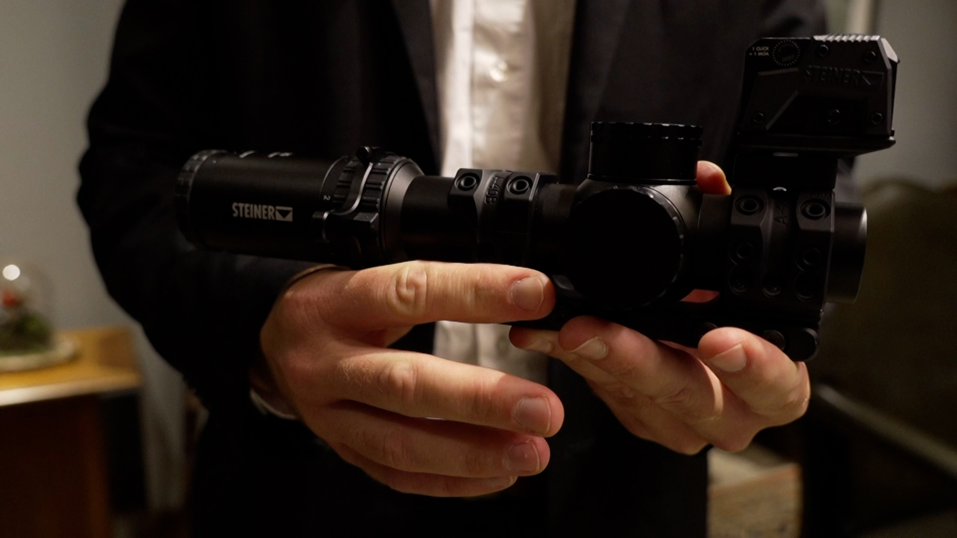 If either rifle is chosen by the MOD, the company hopes it will end up wearing a Steiner scope