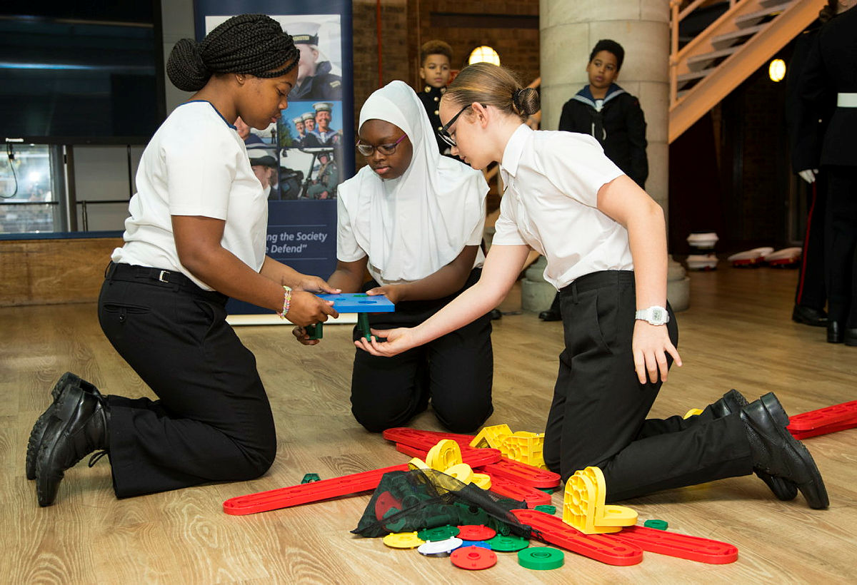 Sea cadets at HMS President take part in activities during Black History Month (Picture: MOD)