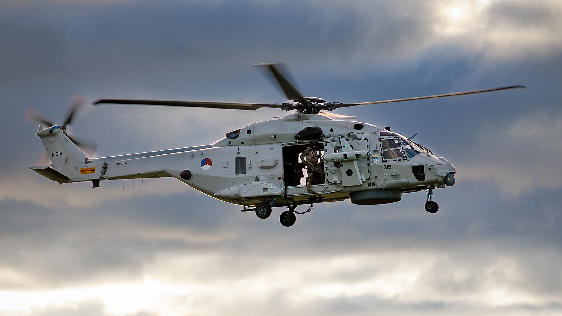 The NH90 may look similar to a Merlin, but while both are medium-lift helicopters the NH90 has two engines rather than the Merlin's three