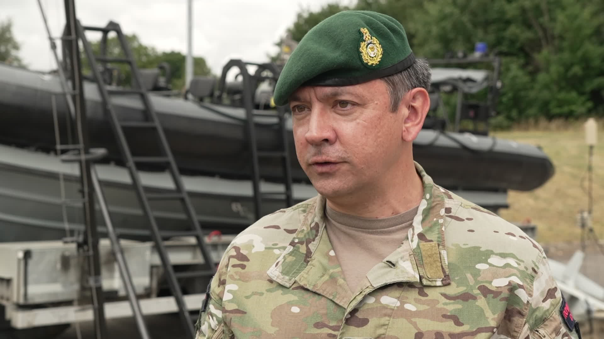 The Deputy Commander, Colonel Phil O'Callaghan, hailed the fact that the joint structure involves so many different units (Picture: BFBS