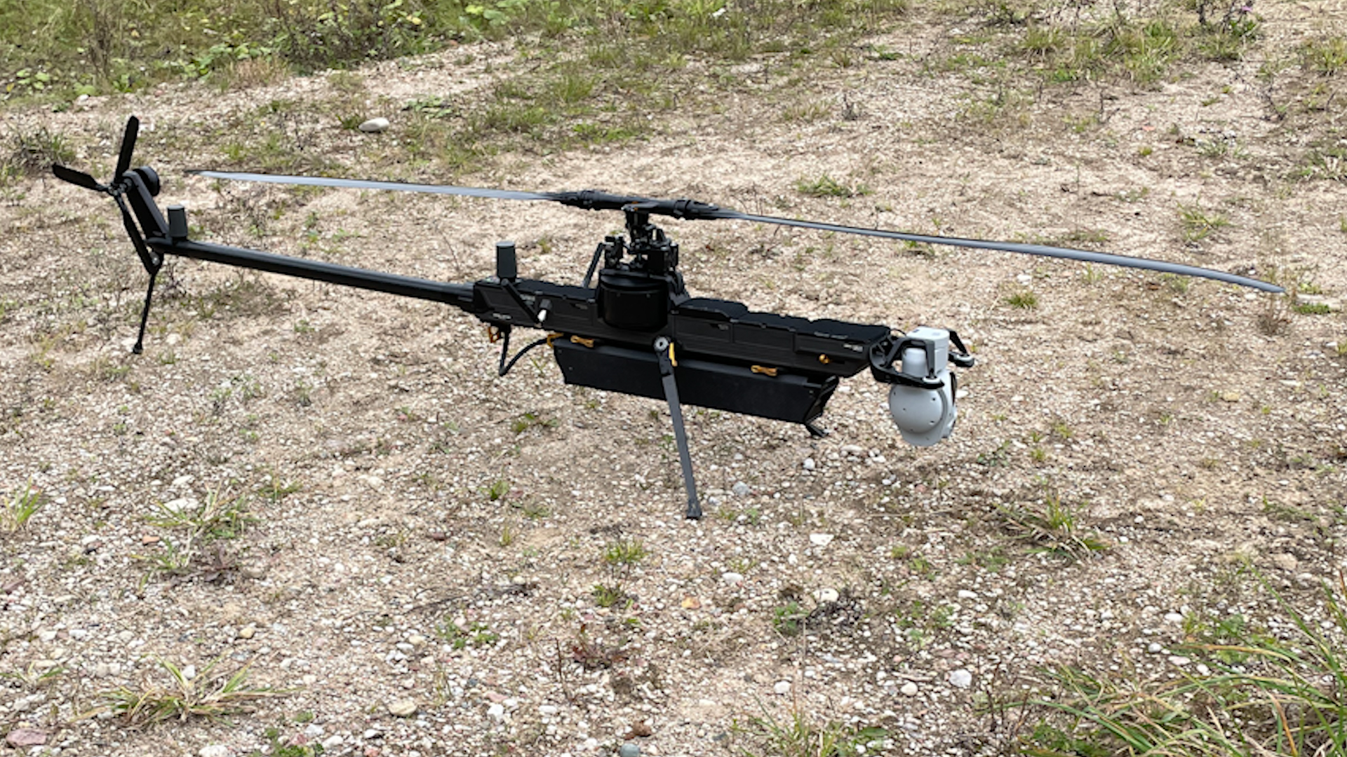 A Ghost drone on Exercise Forest Guardian in Latvia