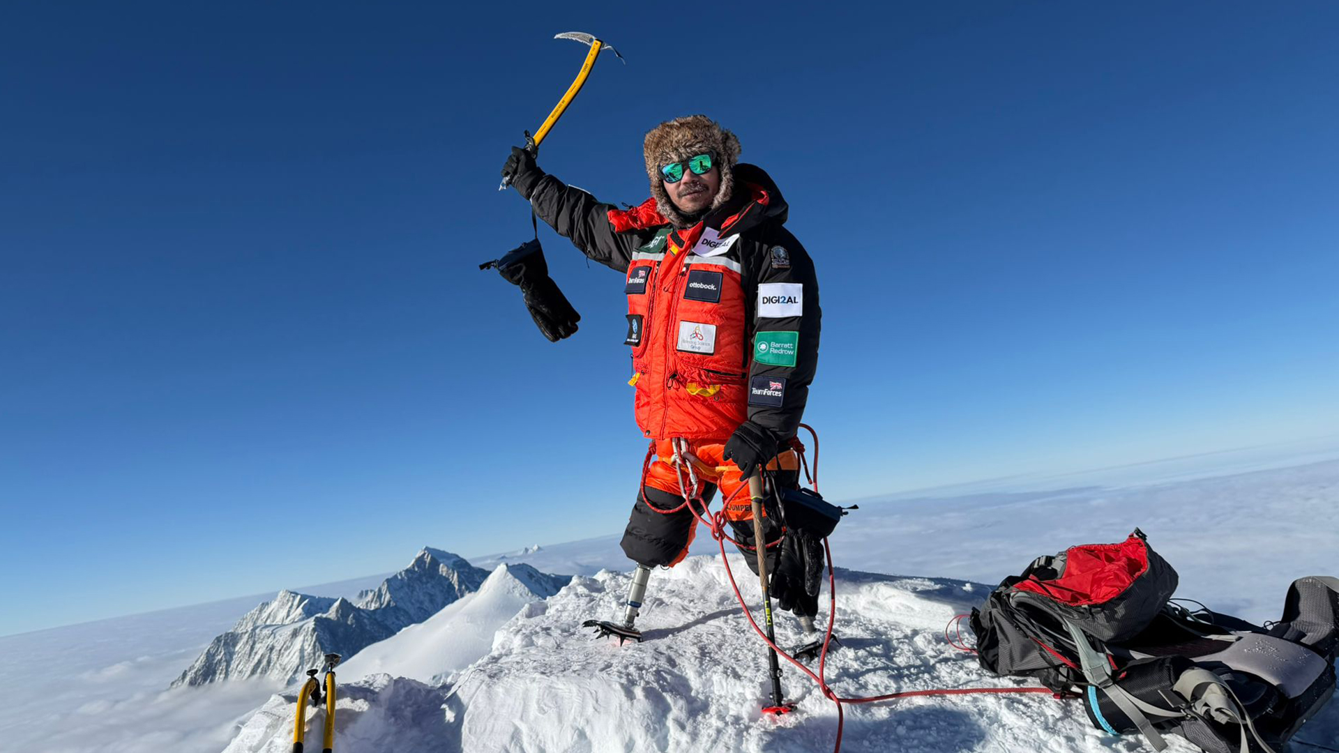 The seven-summit challenge that began in 2018 has now come to a triumphant end