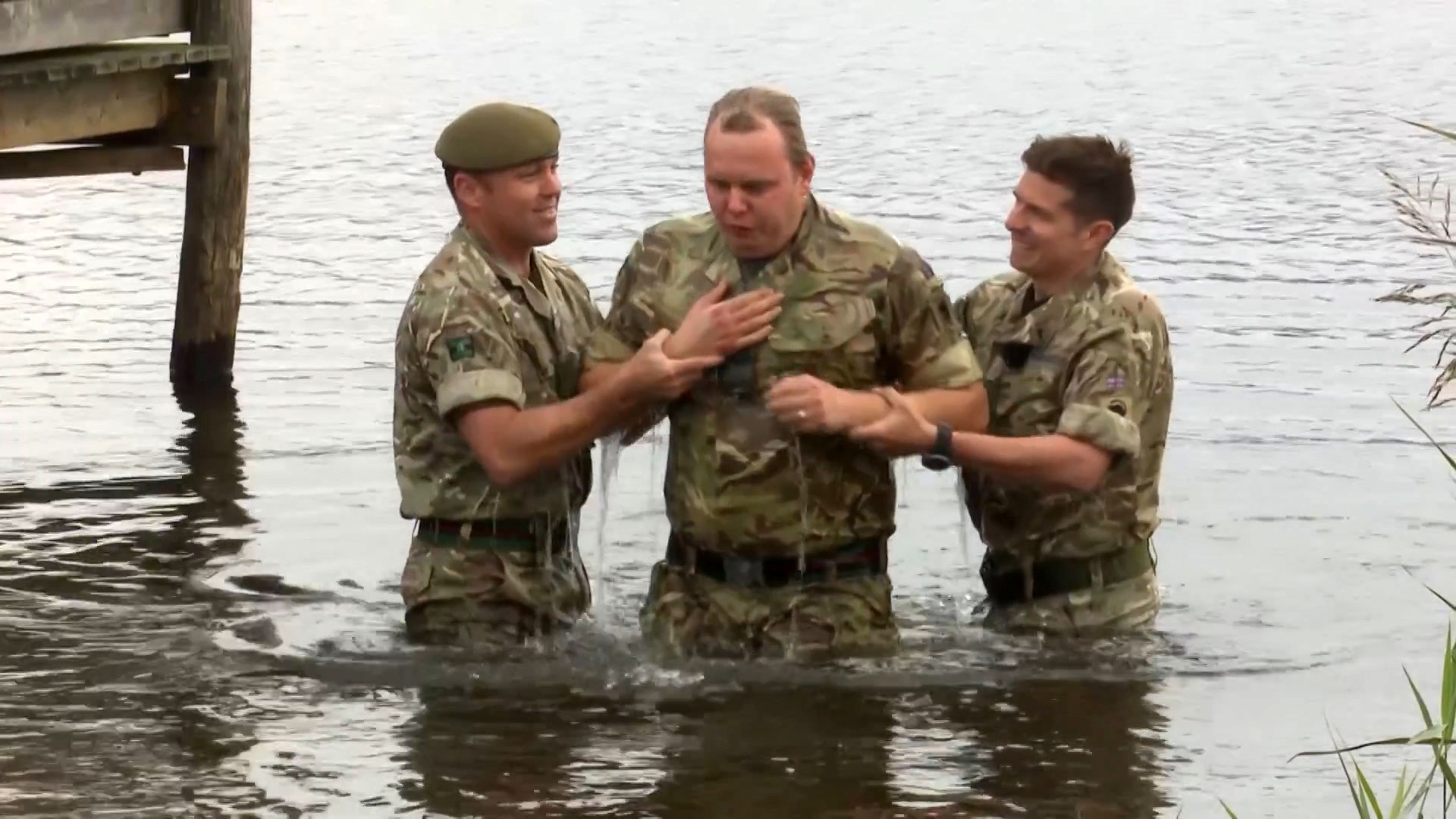 Baptisms among trainees and officer cadets is on the rise across the army’s Phase One training locations (Picture: BFBS)