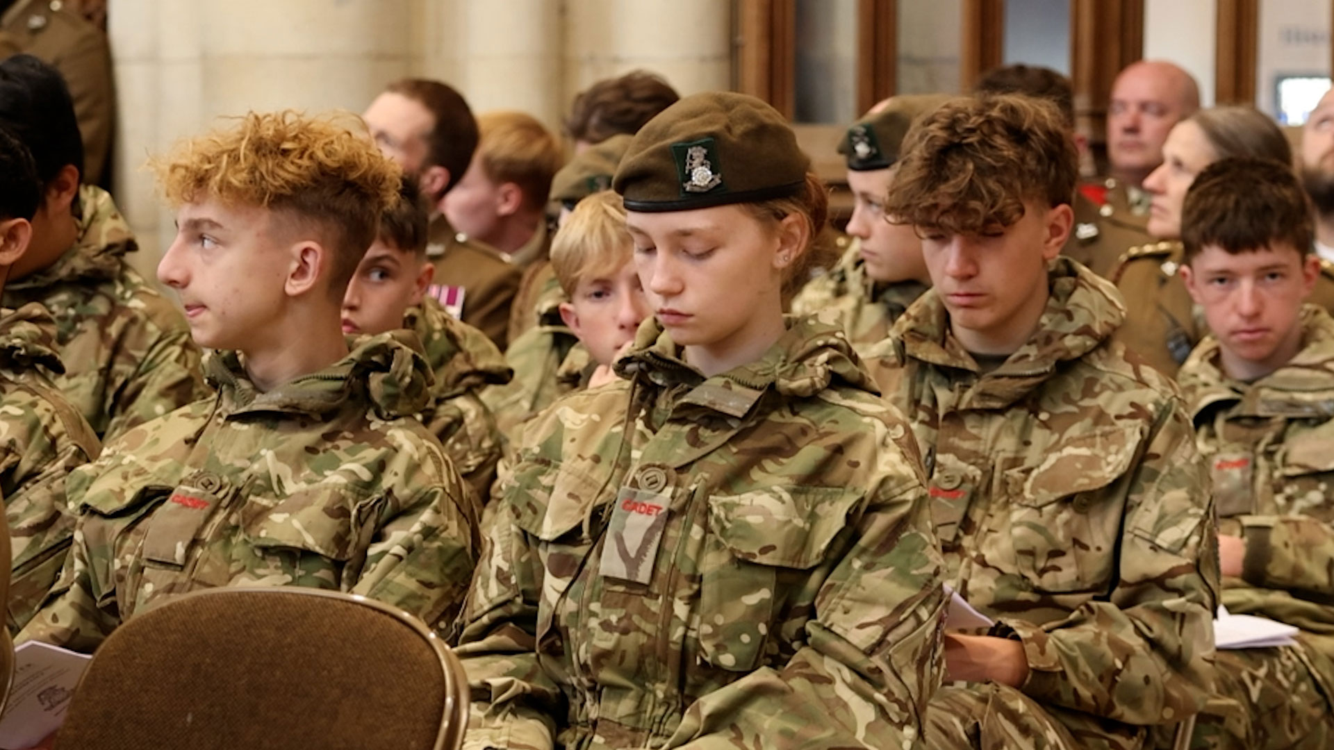 Young people are asking big questions, according to Major General (retired) Tim Cross (Picture: BFBS)