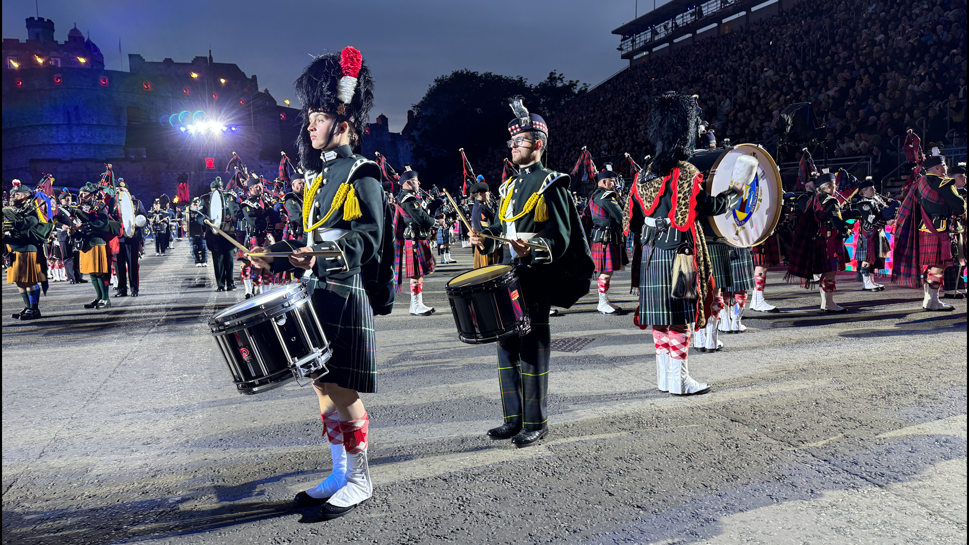 Performers at the Royal Edinburgh Military Tattoo