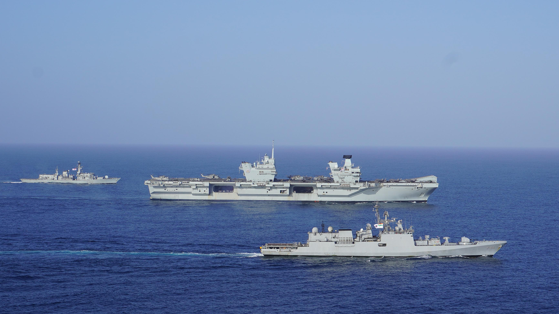  Indian Navy and Royal Navy bilateral Exercise KONKAN25 CRED Indian MO