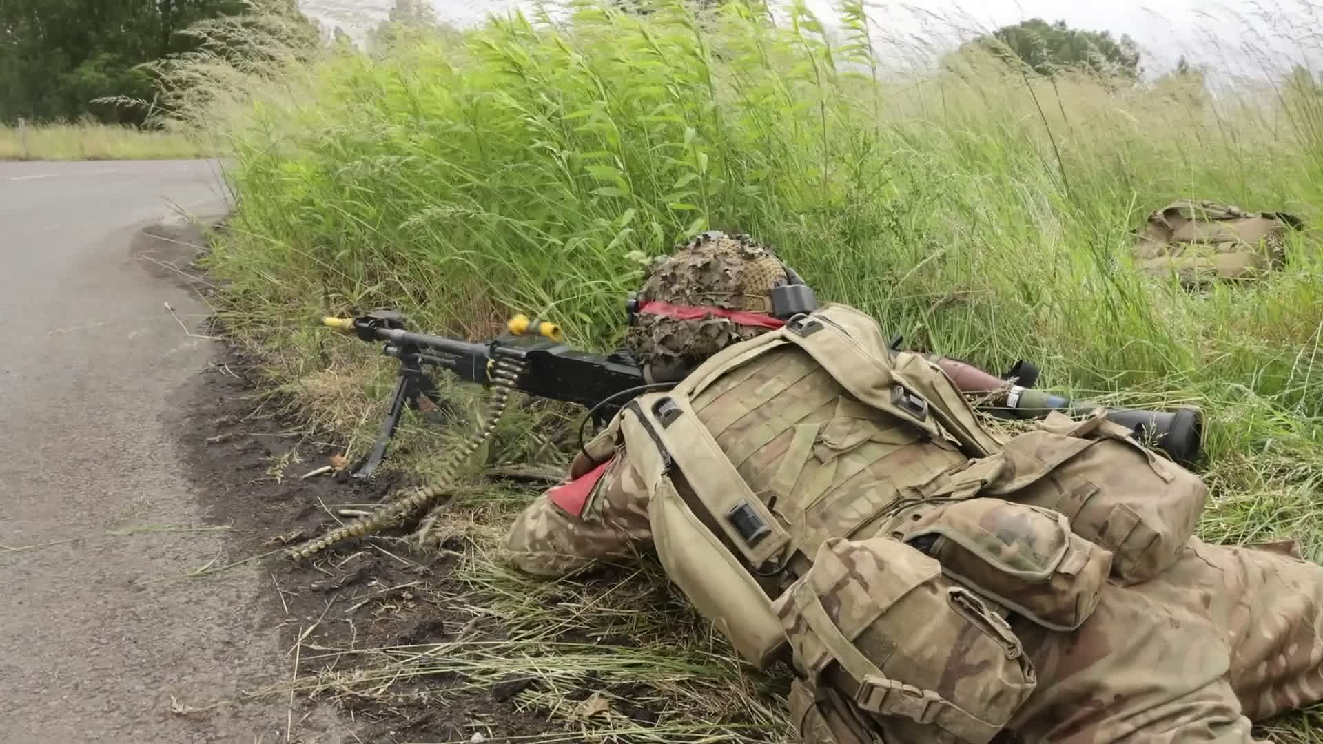 Mr Arnold stresses that the response to a hybrid attack needs to be agile (Picture: BFBS)