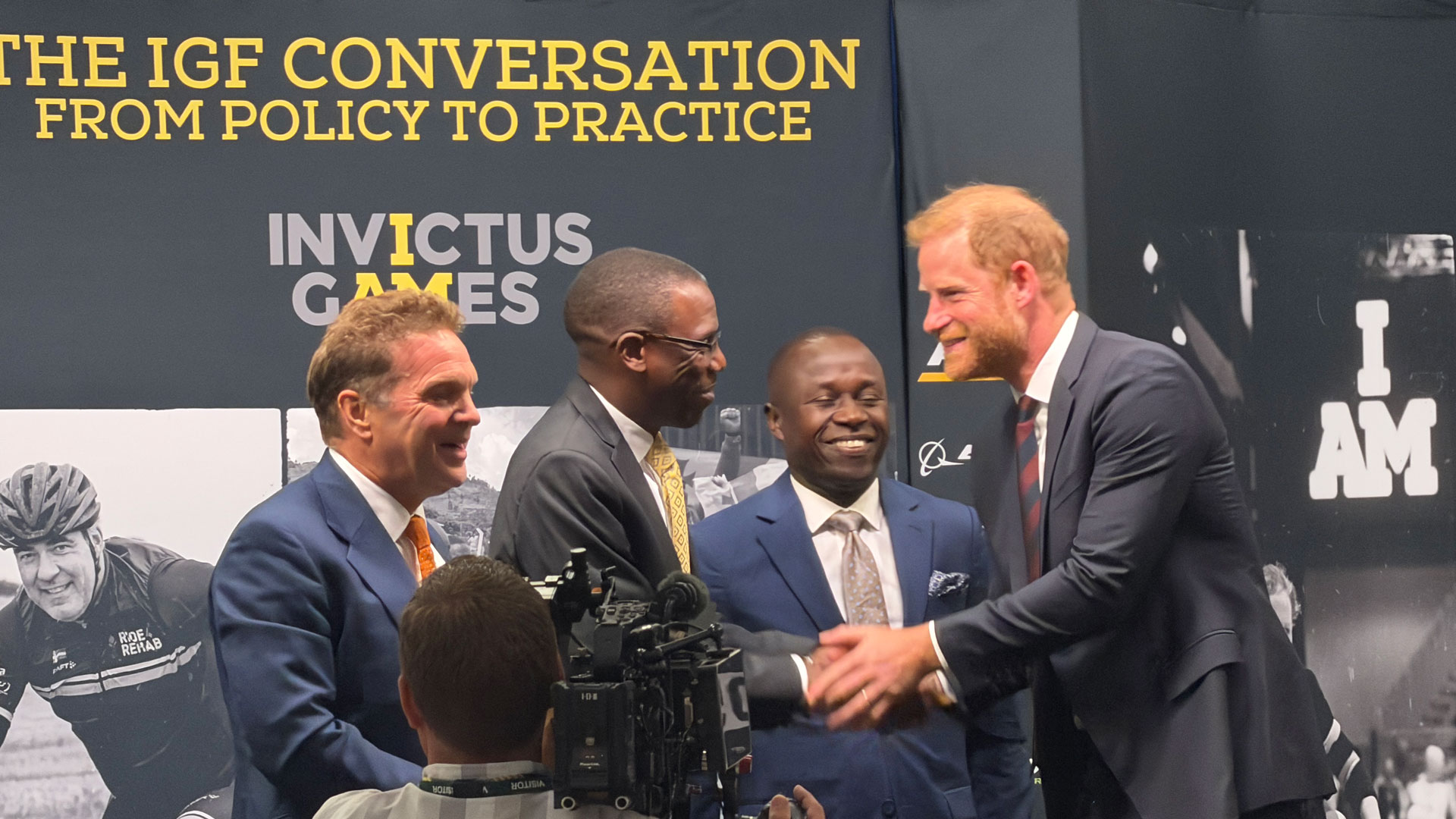 Prince Harry said one of the greatest privileges of his life has been meeting wounded, injured and sick service personnel (Picture: BFBS)