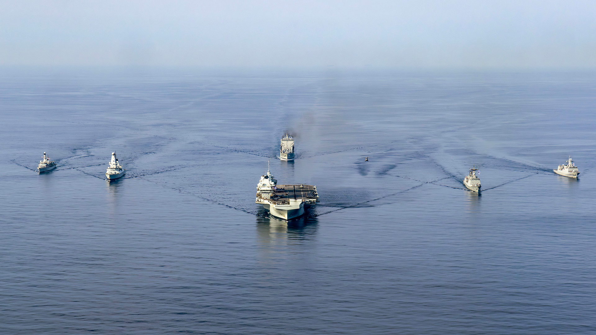 The Royal Navy Sails Alongside the Republic of Korea Naval Forces
