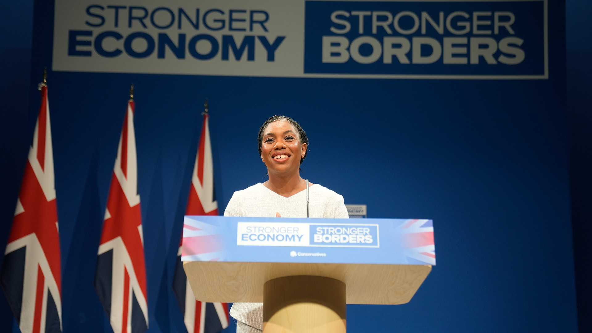 Mrs Badenoch said that the country should not drift in trying to solve UK-wide problems (Picture: PA)