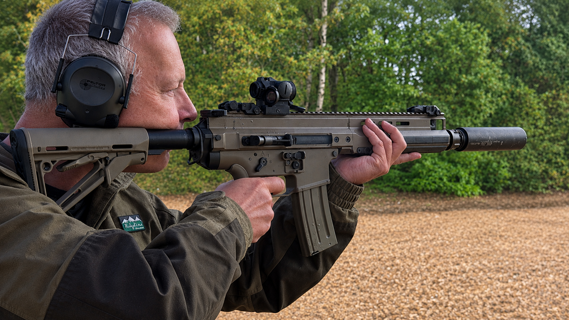 The Arka is currently being produced in 5.56x45mm Nato, but other calibre options can be made available (Picture: BFBS)
