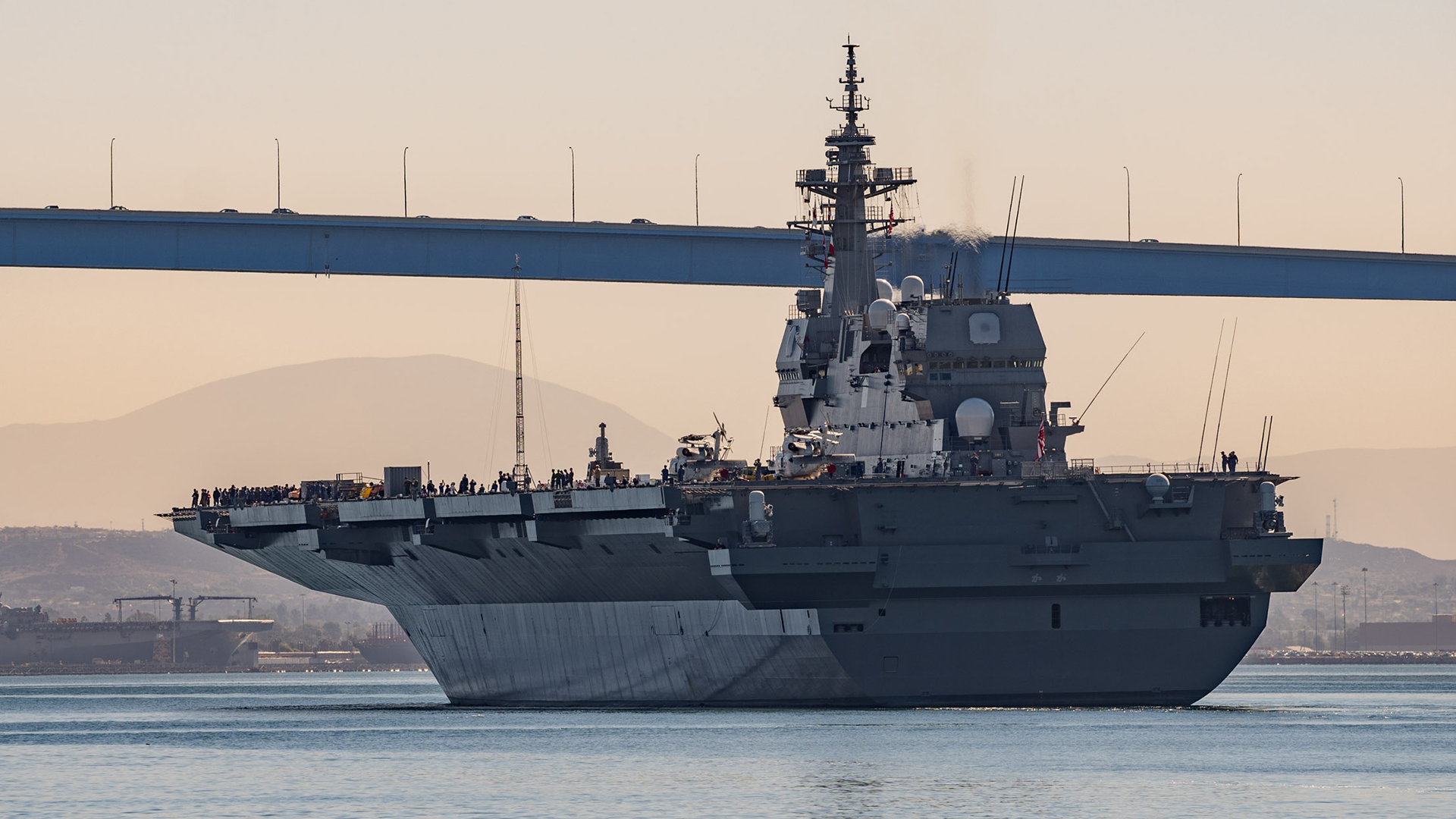 Izumo-class aircraft-carrying multi-functional cruiser JS Kaga was commissioned in 2017 and under current rules will be decommissioned in 2042