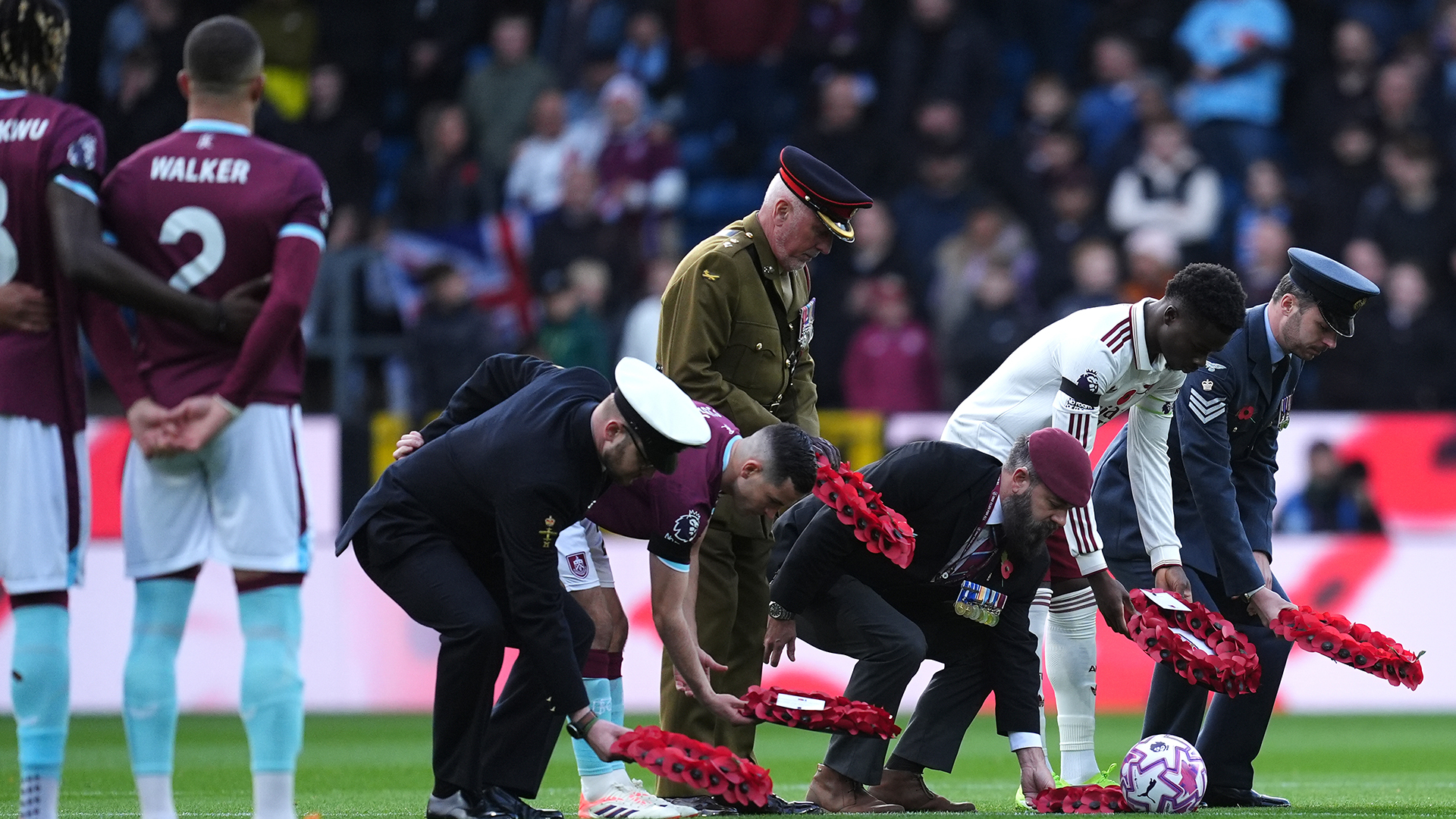 Burnley FC has solid links with the military community past and present