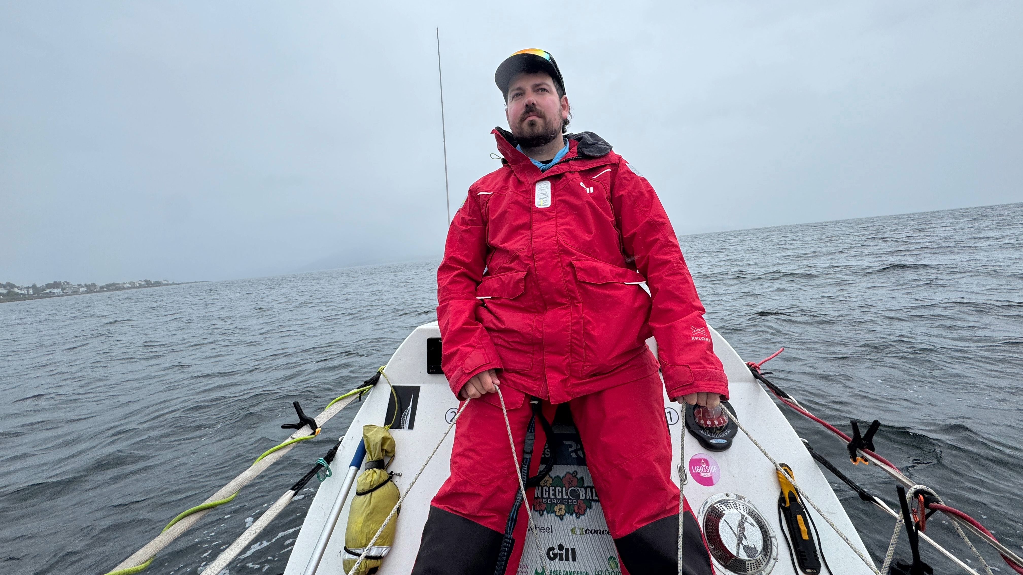 LET Marrick Palmer during HMS Oardacious training for the World's Toughest Row