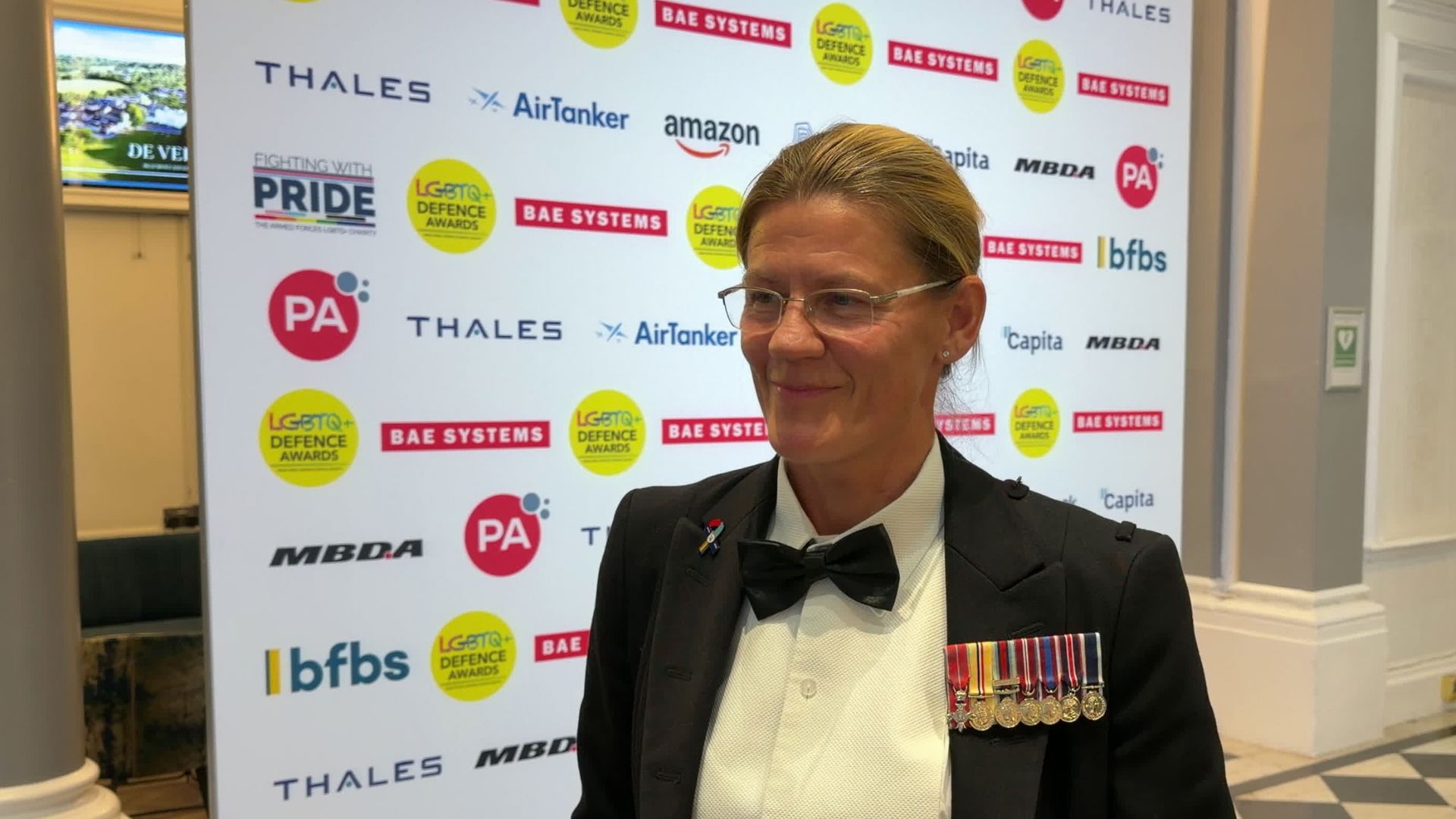 Cpt Kinsey-Briggs spoke to BFBS Forces News after being named Armed Forces Leader of the Year (Picture: BFBS)