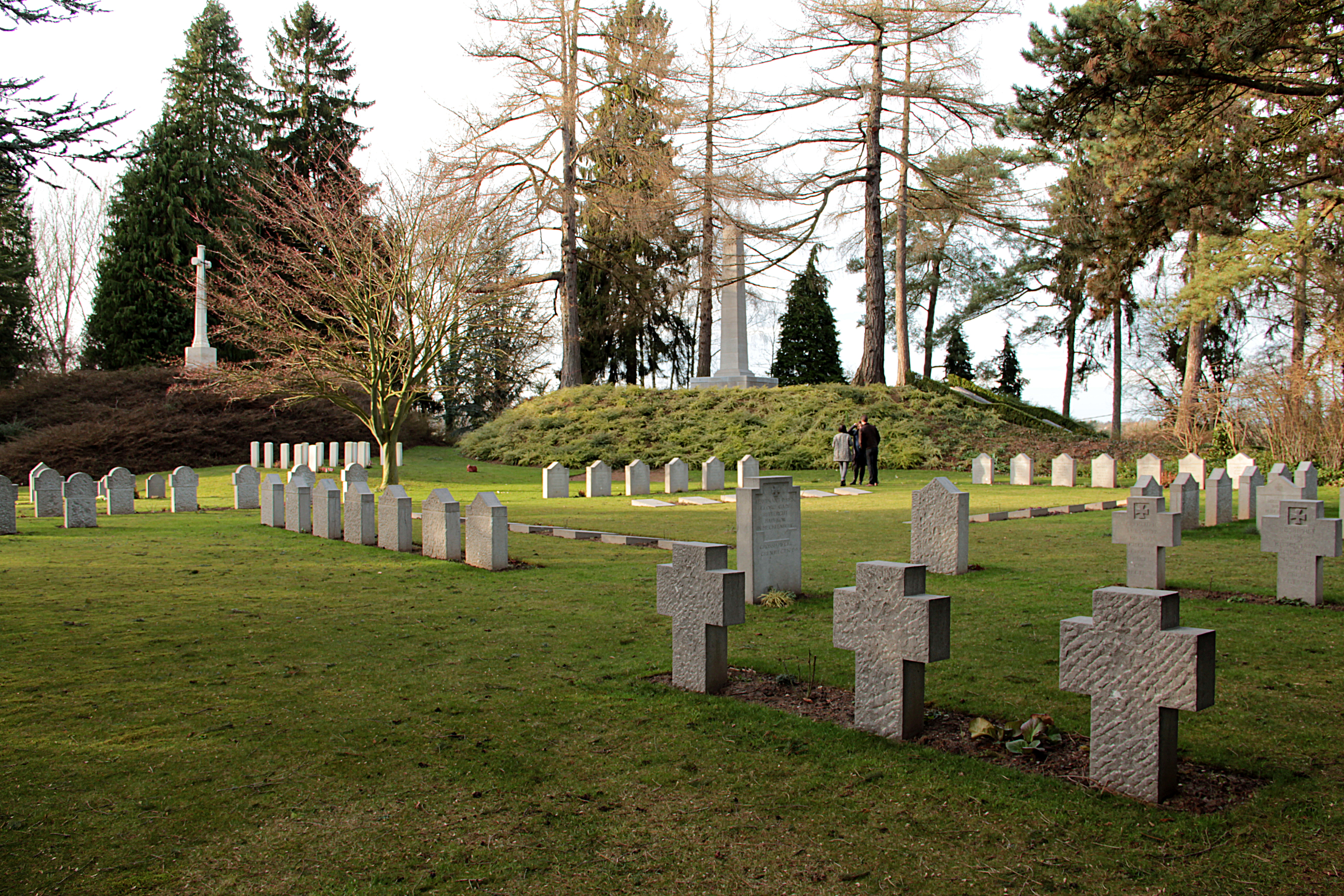 Cemetery with the last British soldier to die in World War 1