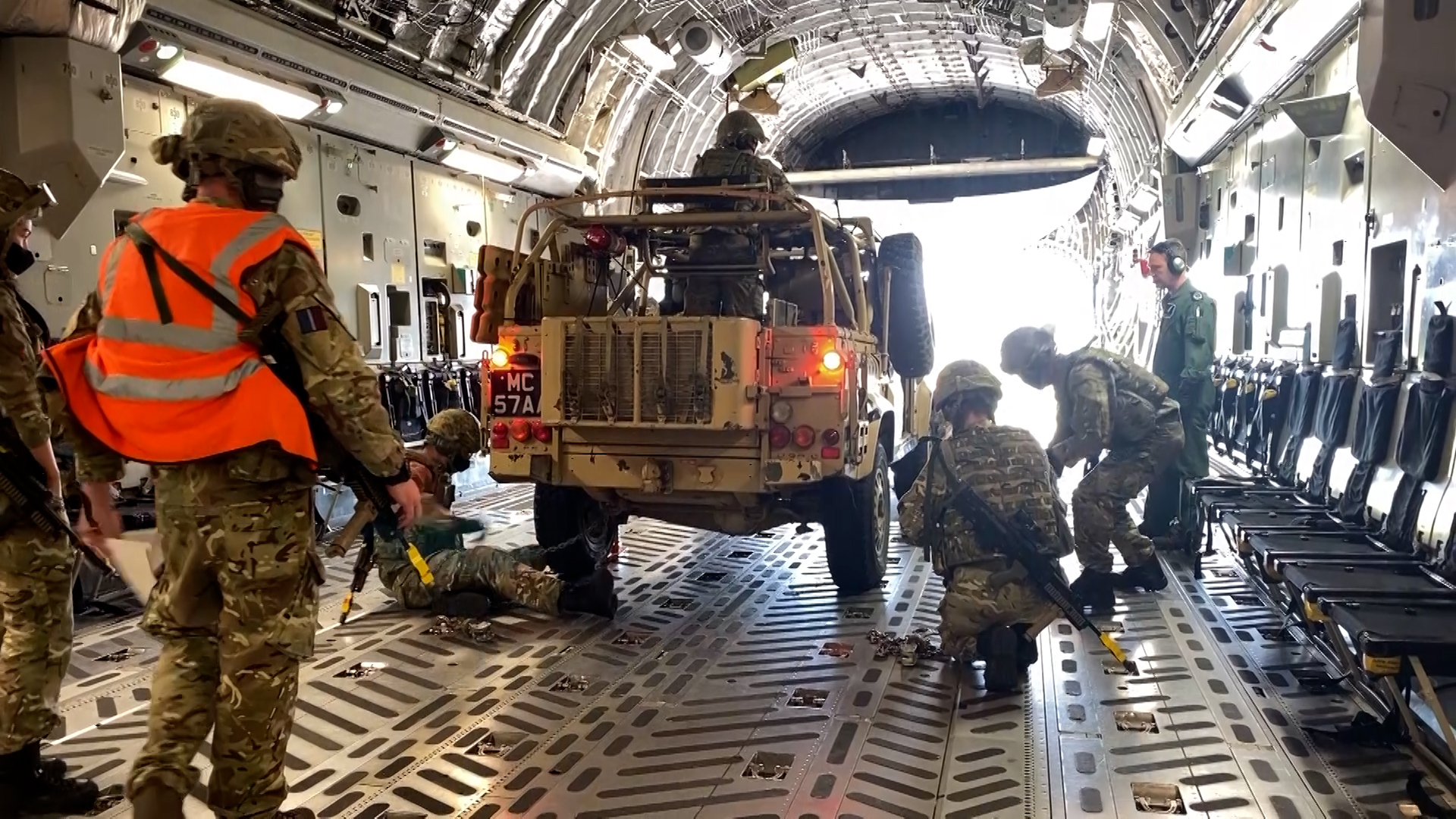 1 Air mobility wing on RAF C-17 Globemaster Exercise Swift Pirate Practise 03062021 CREDIT BFBS.jpg