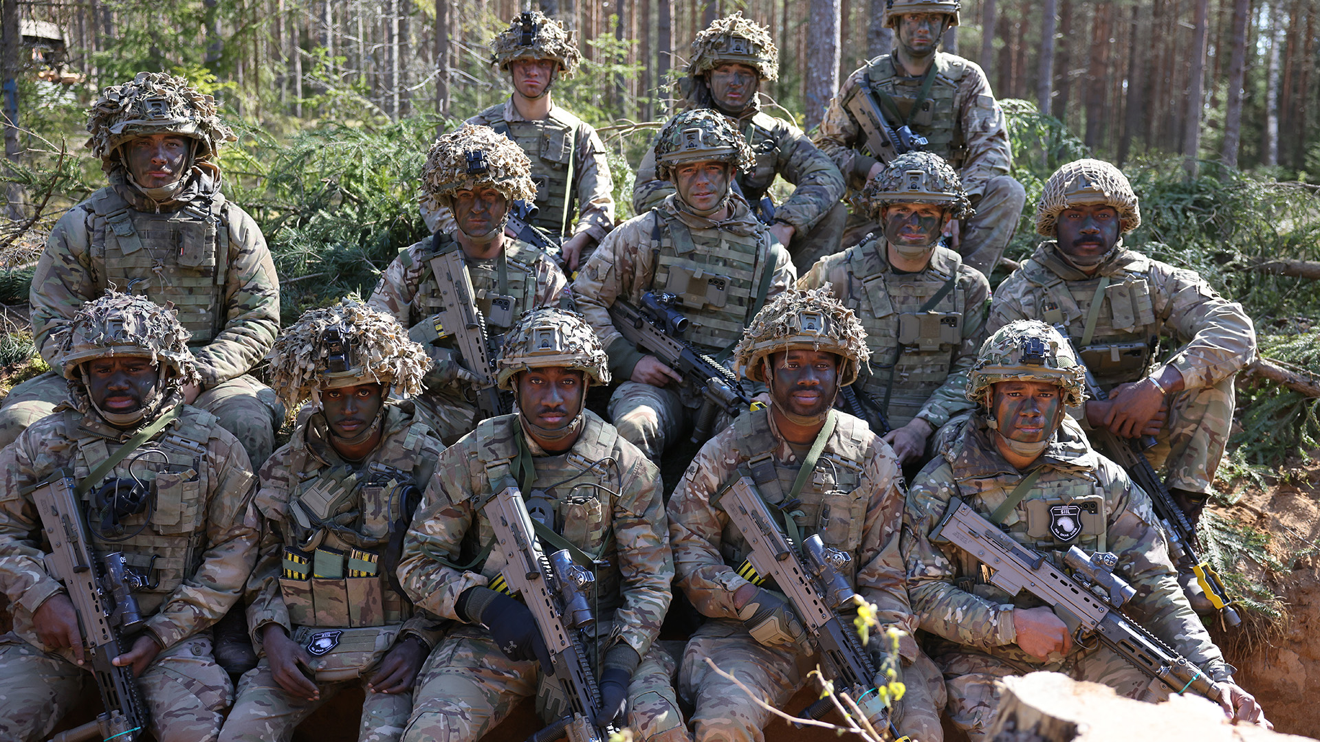 Under Operation Cabrit, British troops rotate through Estonia on six-month deployments
