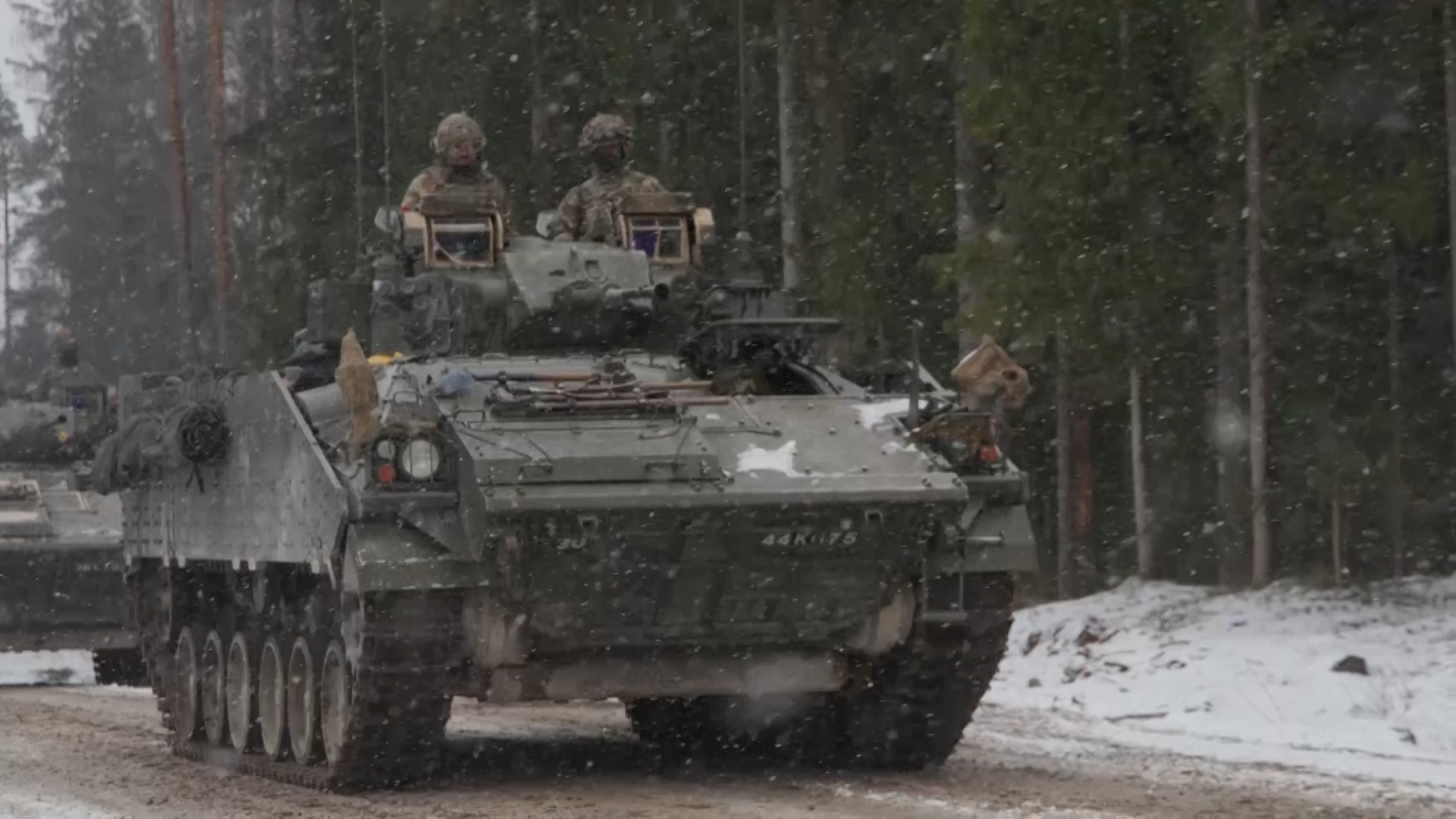 The Mercian Regiment is an armoured infantry unit, and its Warrior fighting vehicles let the infanteers travel at the same rate as the tanks (Picture: Nato)