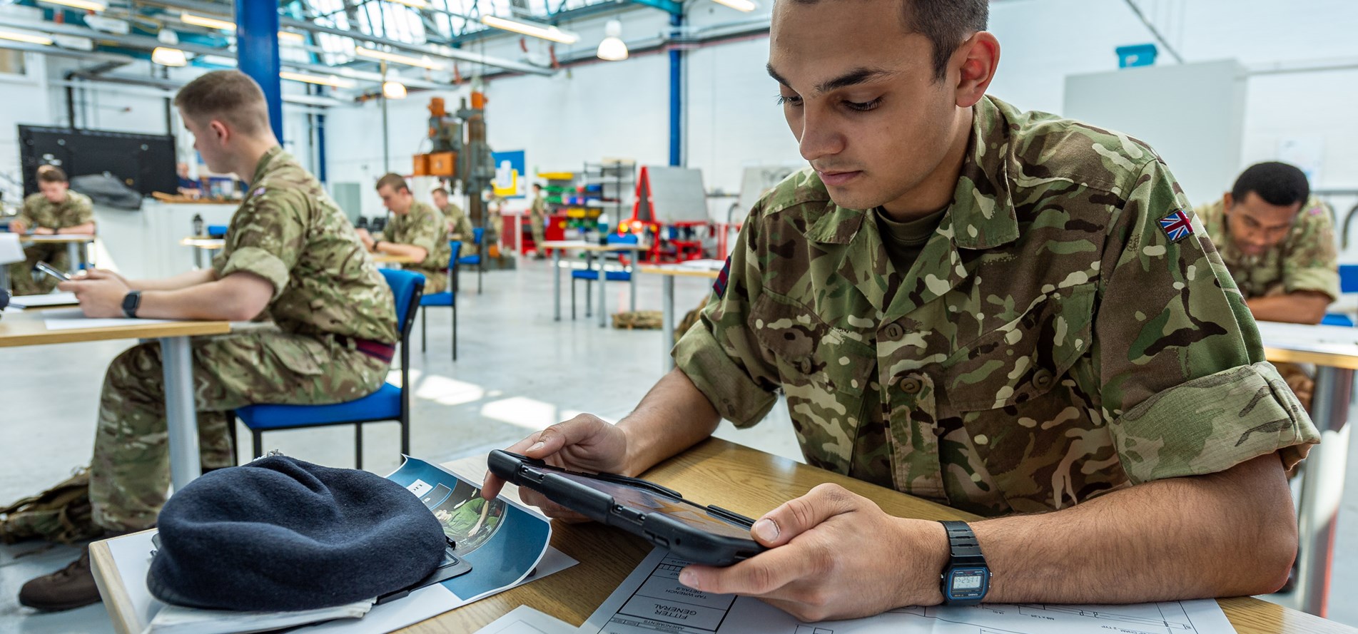 1 RSME Regt is where Royal Engineer recruits embark on further trade training, after completing the initial training stages at Gibraltar Barracks (Picture: British Army).