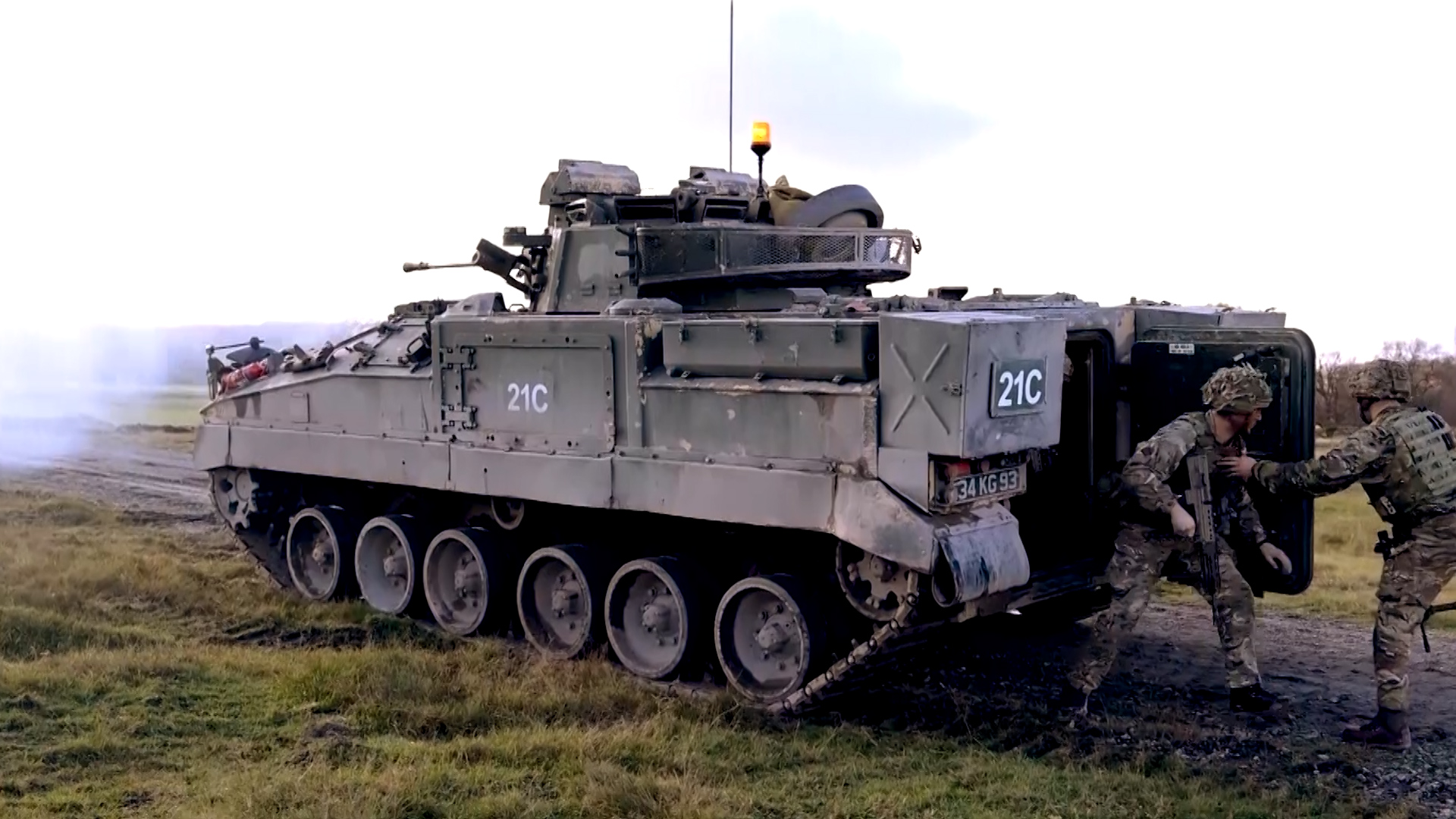 1 Royal Welsh personnel training in Germany ahead of Estonia deployment 270122 CREDIT BFBS
