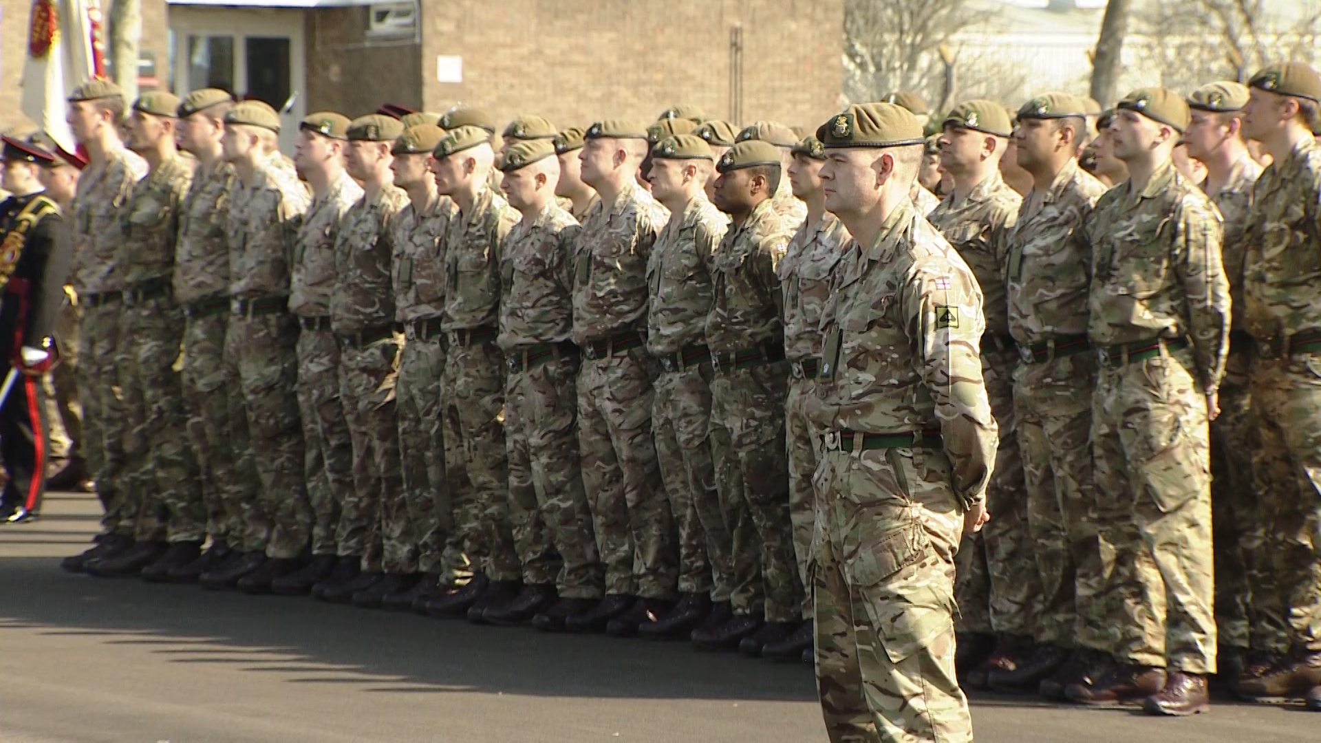 The regiment will stay in Warminster until next summer.