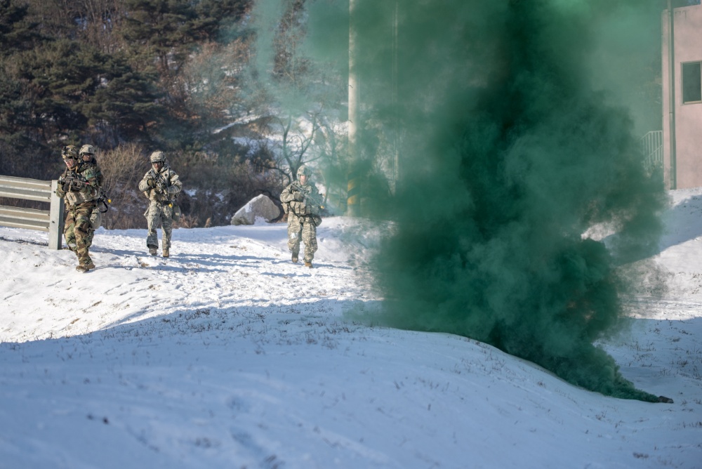U.S. Army and South Korean Army take part in Exercise Warrior Strike IX in South Korea in December